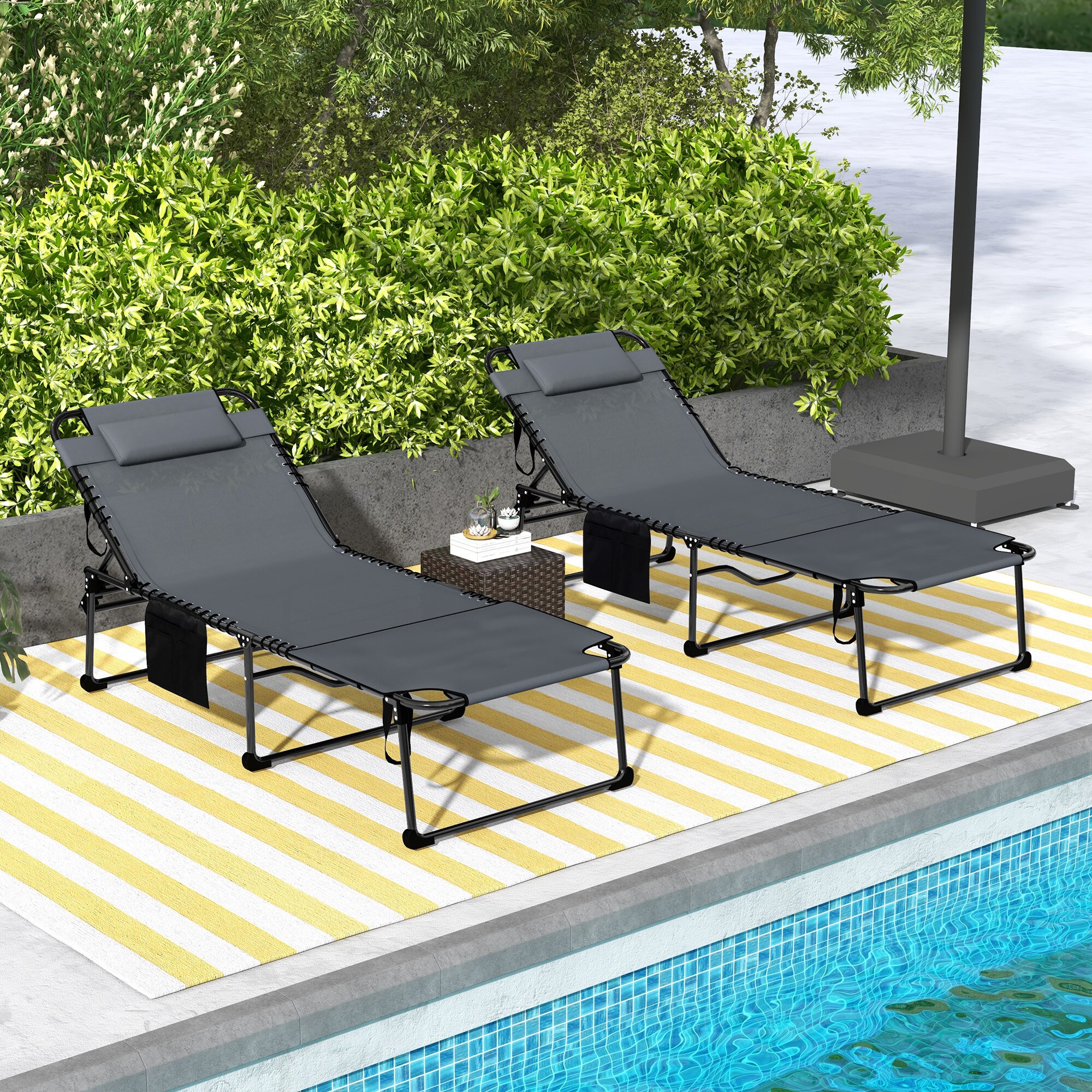 Outsunny 84G-269V01GY Patio-Chairs - View #2