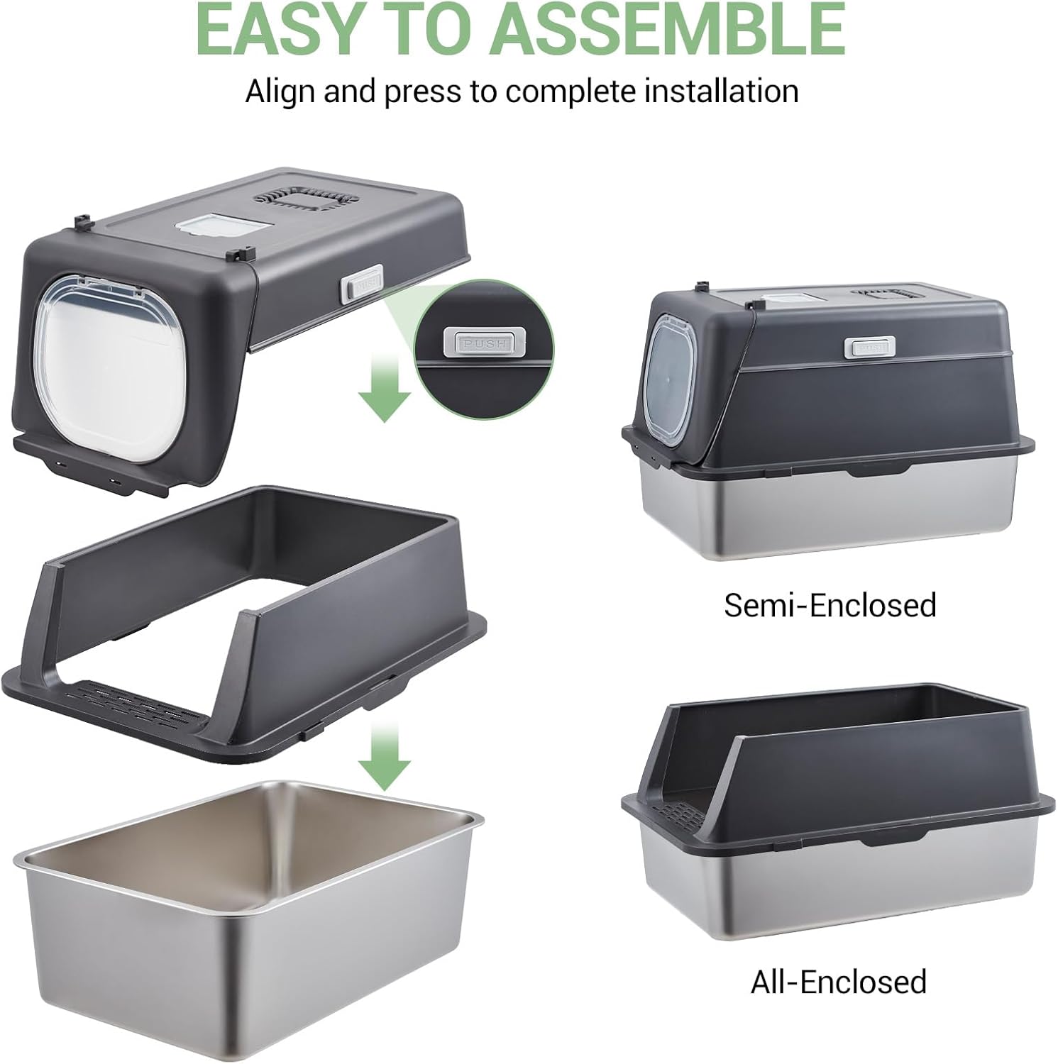 GAOMON IBTH61W1I62M7T Cat-Litter-Box - View #3