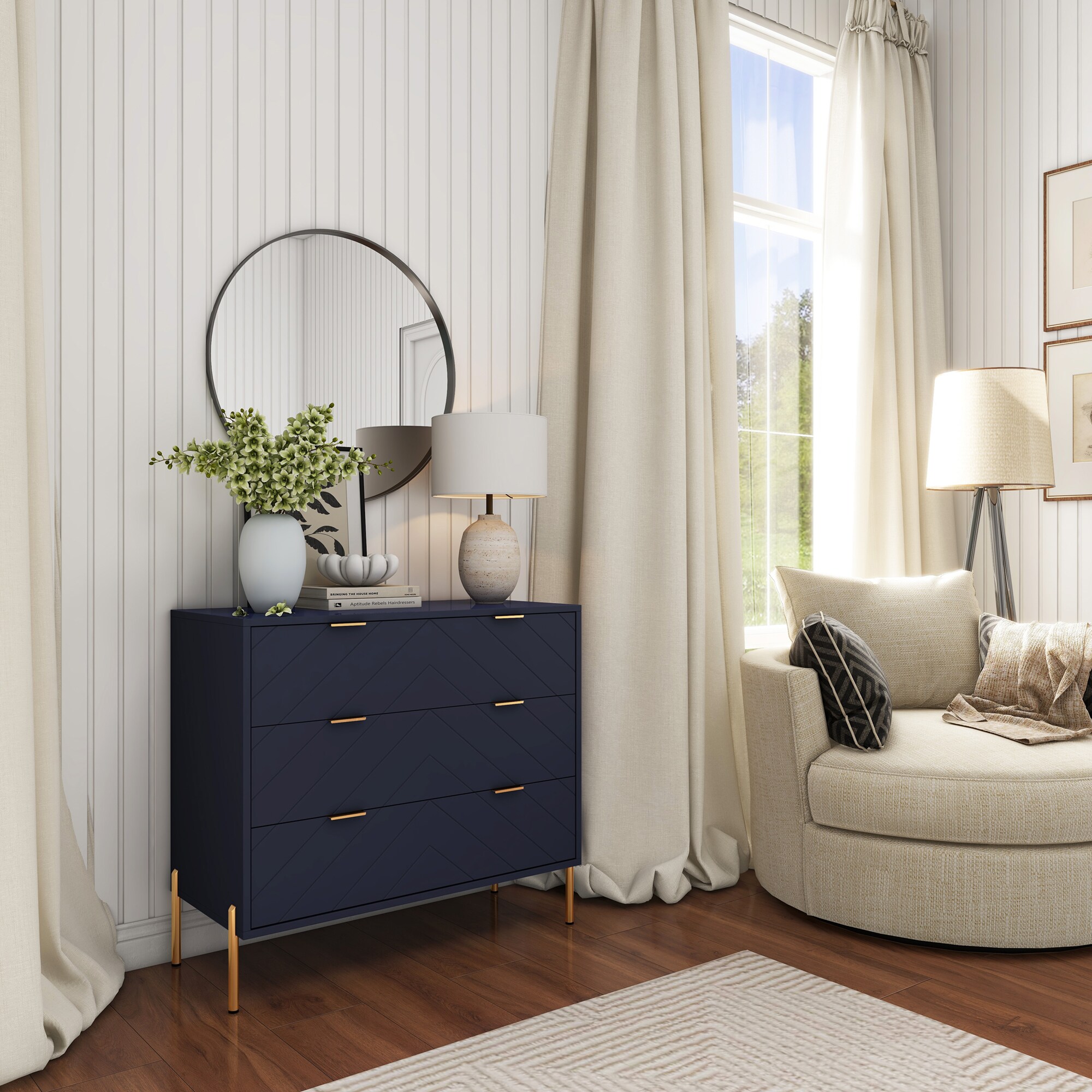 Clihome CL-JH022-014BK-N nightstands - View #3