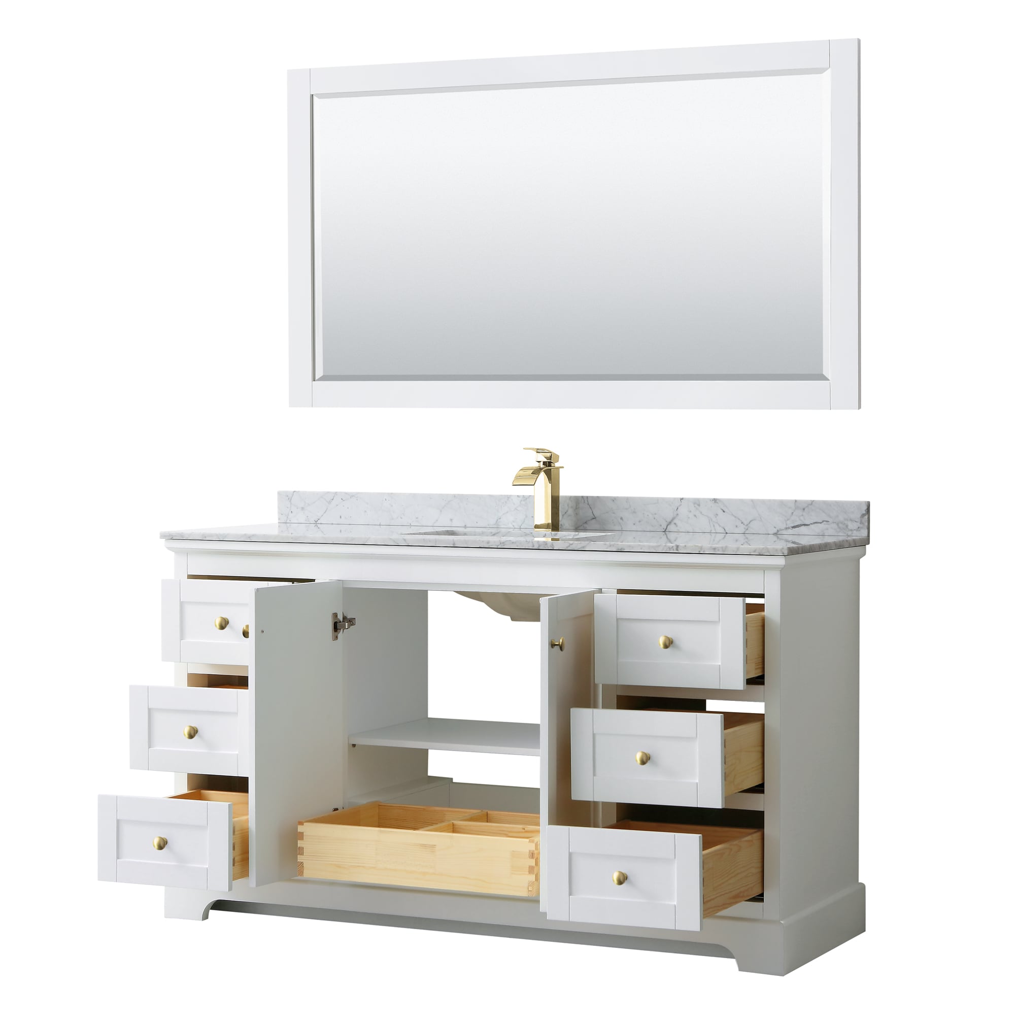 Wyndham Collection WCV232360SWGCMUNSM58 Bath-Vanity-Combo - View #2
