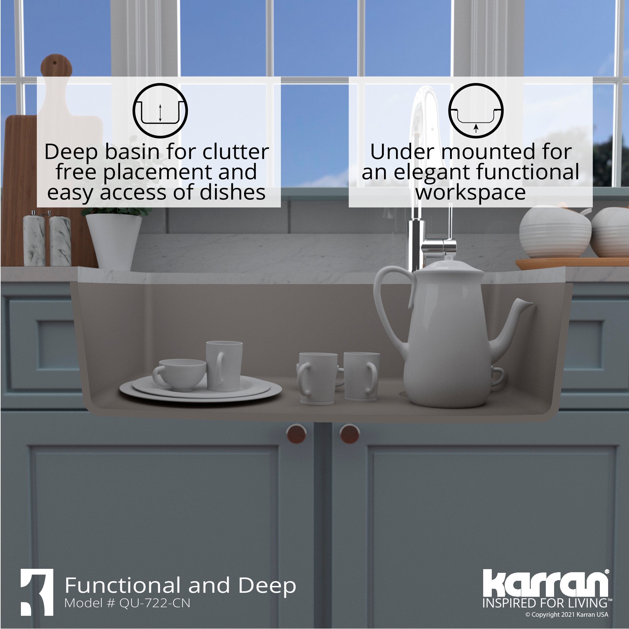 Karran QU-722-CN-PK1 Kitchen-Sinks - View #10