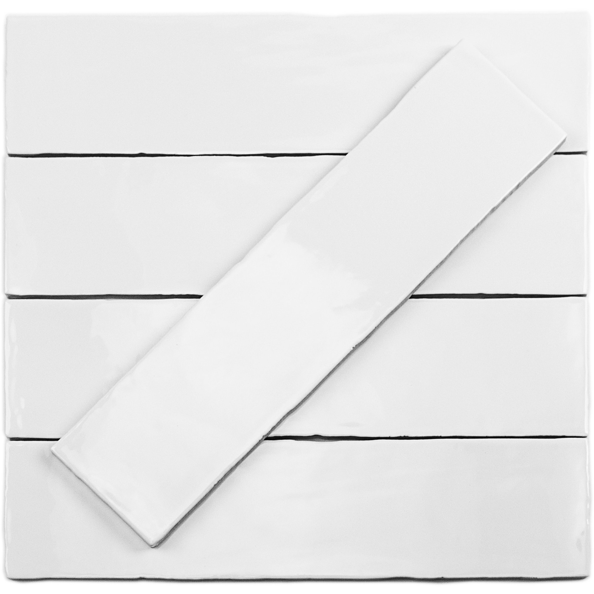 Barcelona 3" x 12" Kale Polished Ceramic Subway Wall Tile