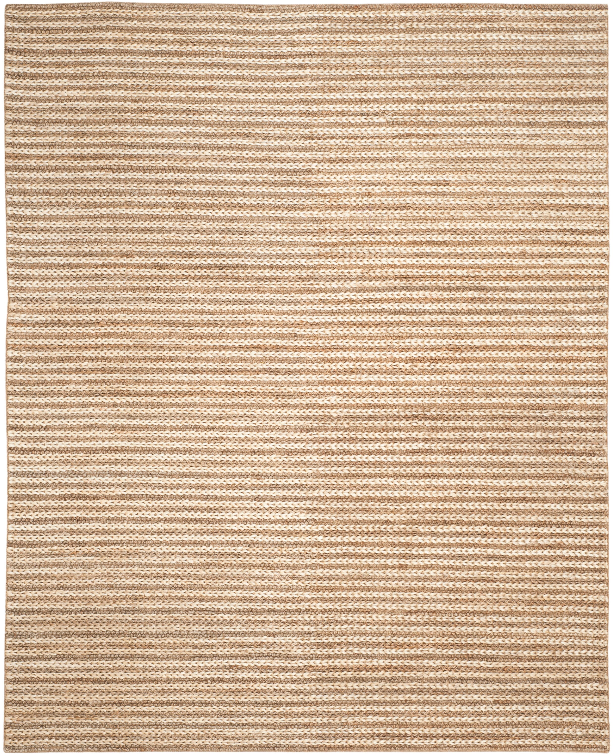 Handwoven Natural Jute 10' x 14' Reversible Area Rug