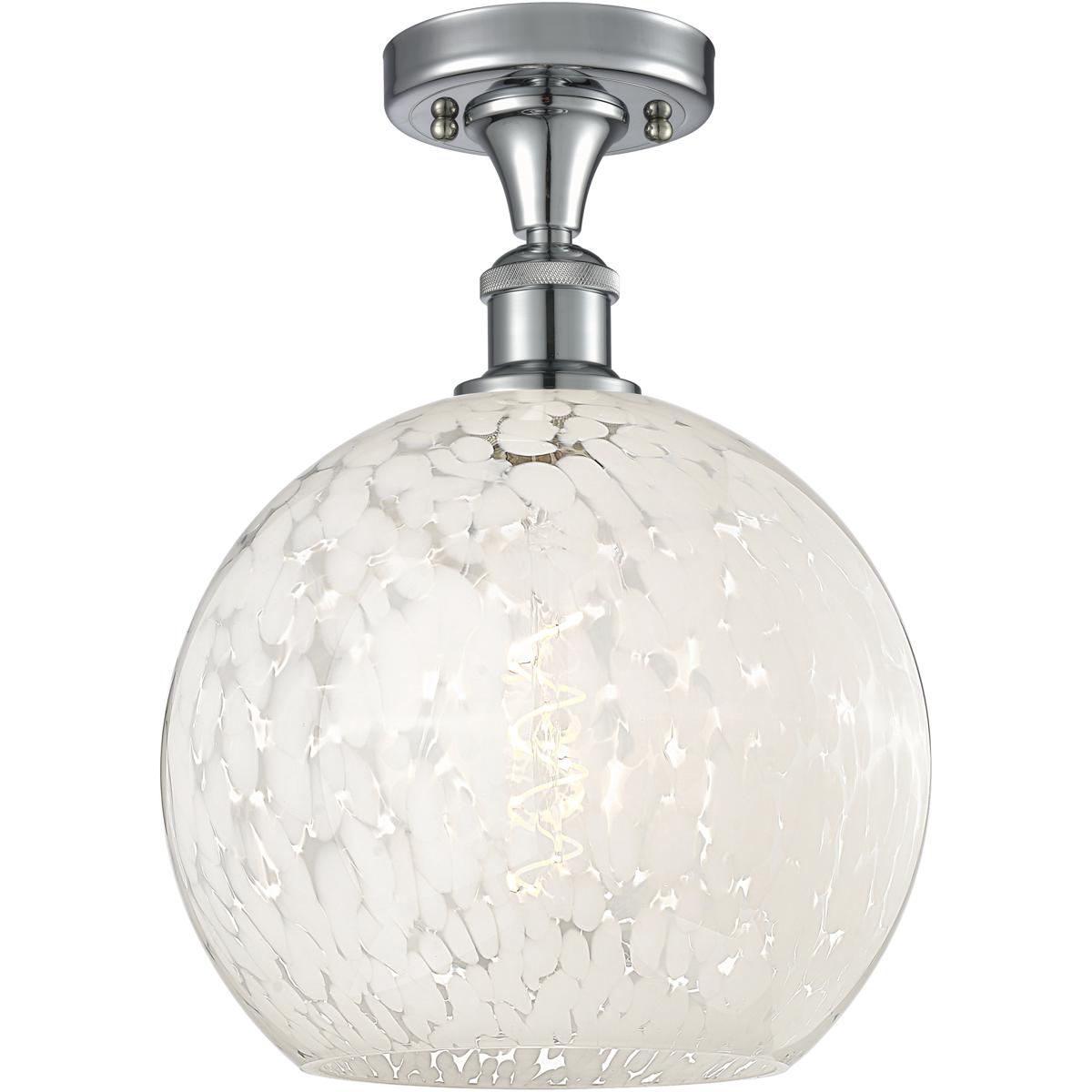 Innovations Lighting 2672400 516-1C-PC-G1216-10WM Ballston White Mouchette