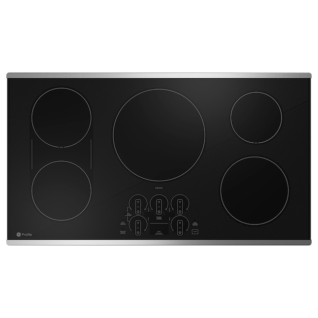 GE Profile 36-in 5 Elements Stainless Steel Smart Induction