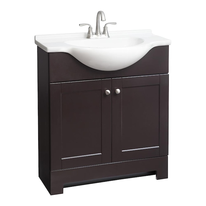 Style Selections Euro 30 In Espresso, Style Selections Vanity Top