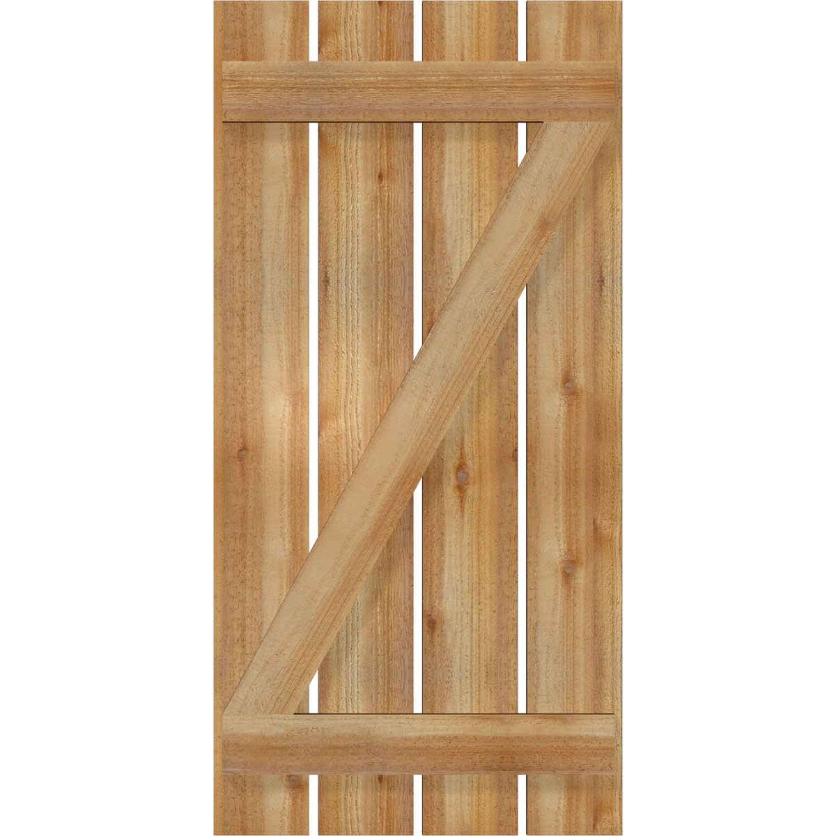 Ekena Millwork RBS06Z23X047RWR Exterior-Shutters - View #5