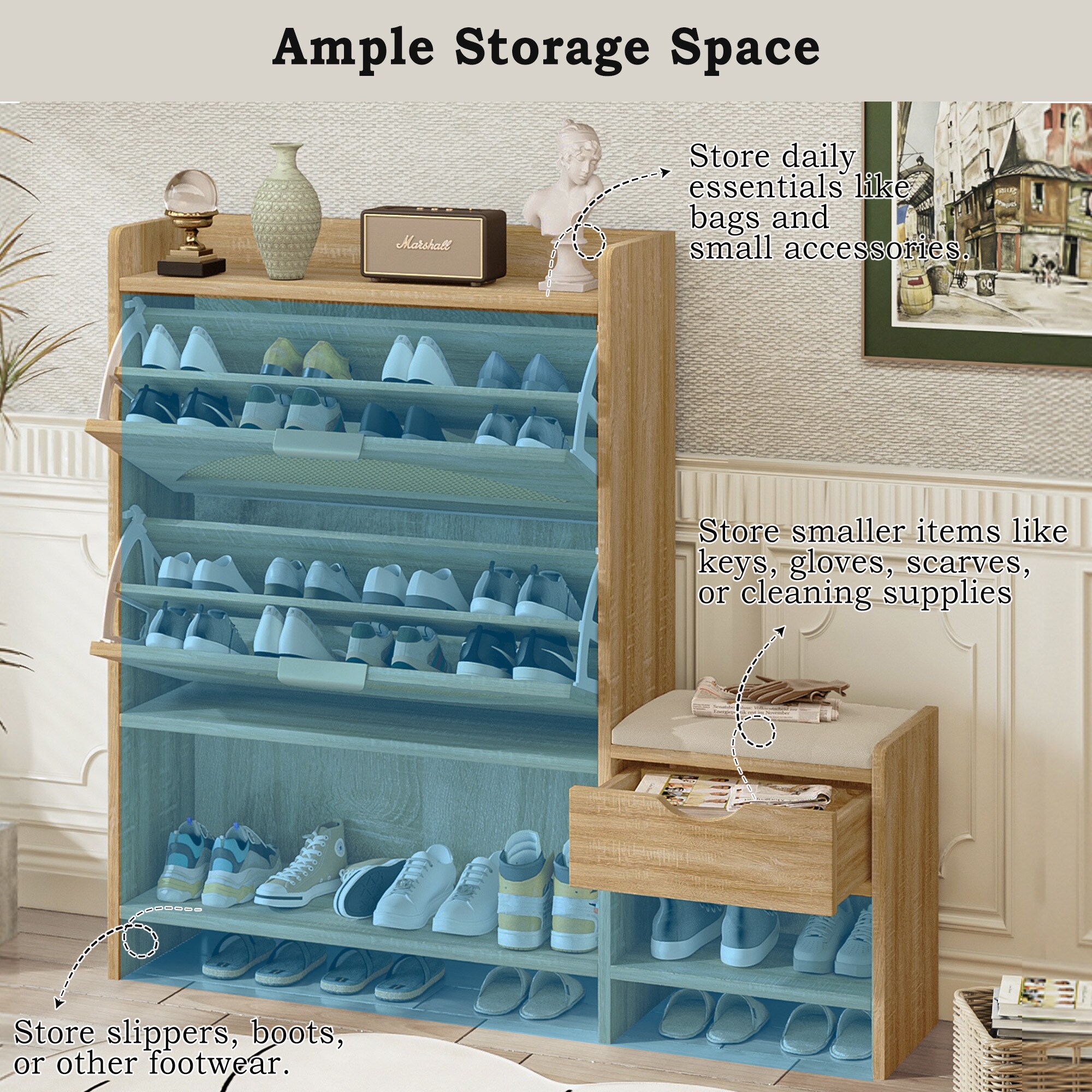 ModernLuxe L3P-N719P228419D Shoe-Racks - View #4