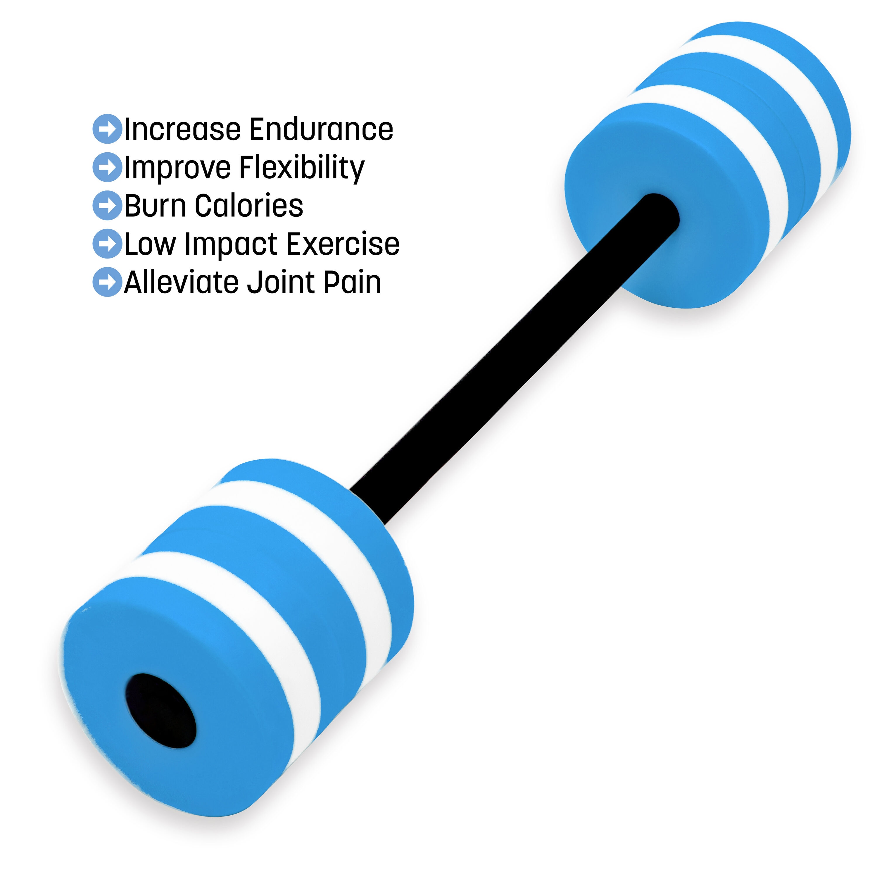 Trademark Innovations BARBLS-WTR-LONG dumbbells - View #3