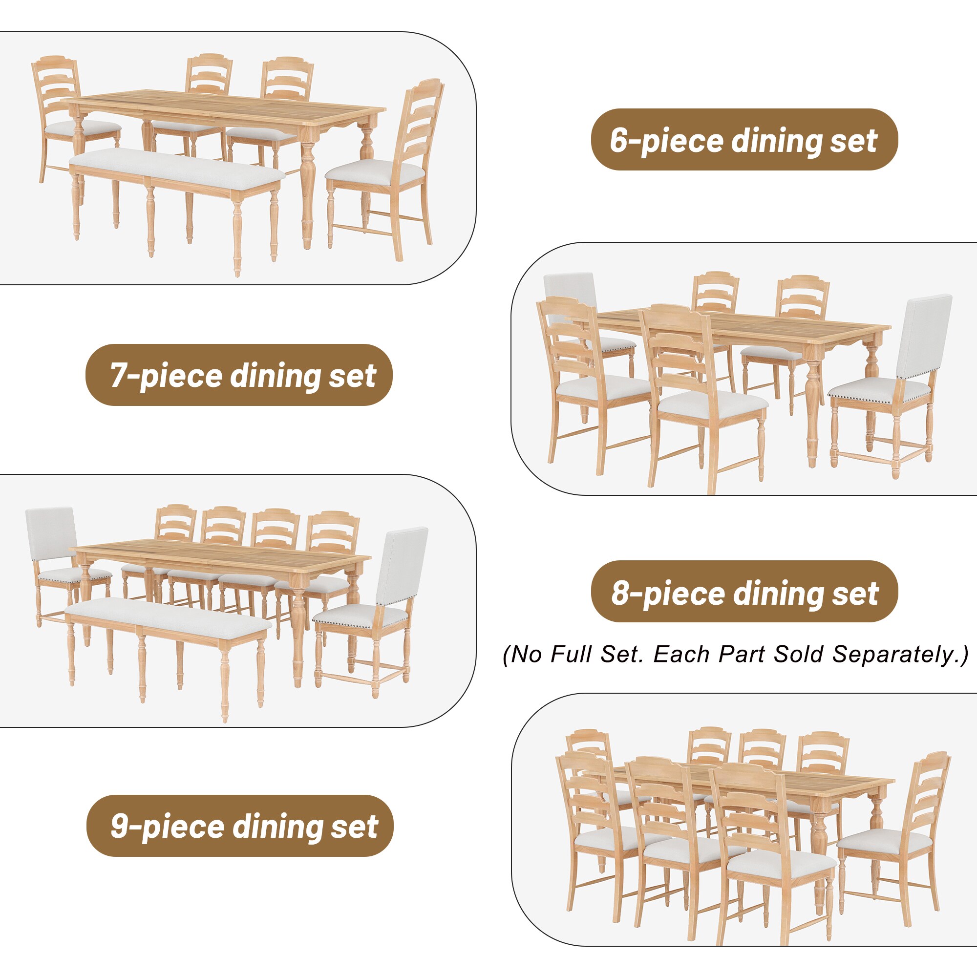 SINOFURN SYA010556BG Dining-Sets - View #8