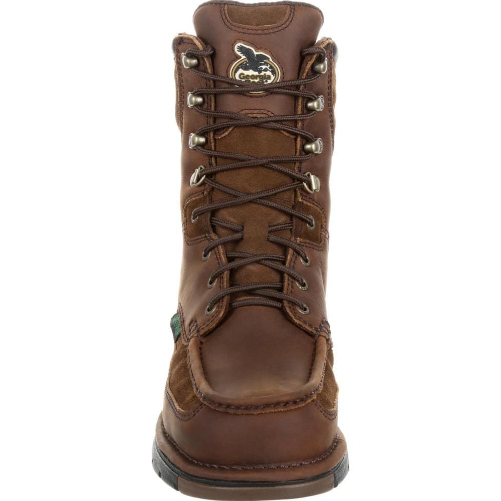 Georgia Boot Men's Brown Waterproof Steel Toe Boots Size: 10 Medium In ...