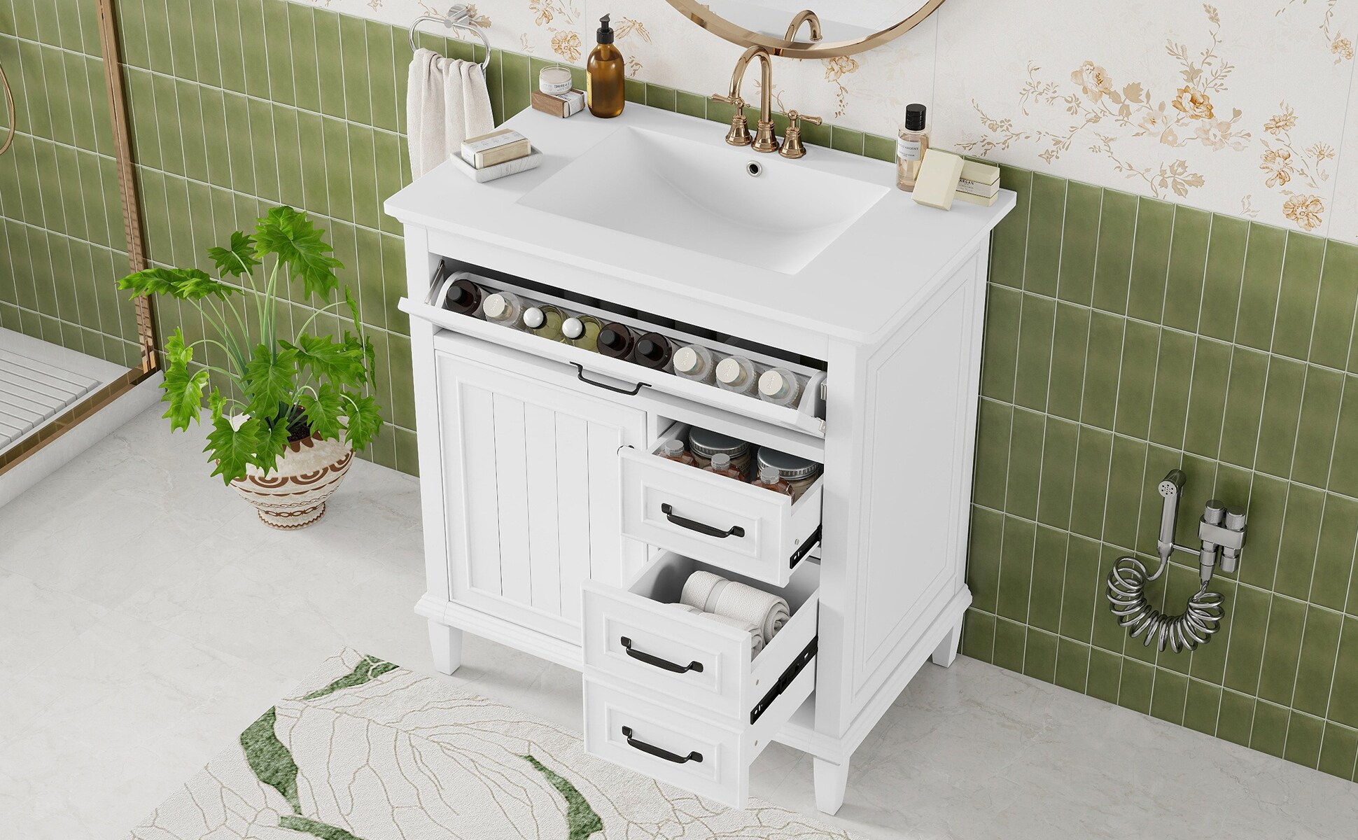 Iseryn YSG782KP412 Bath-Vanity-Combo - View #6
