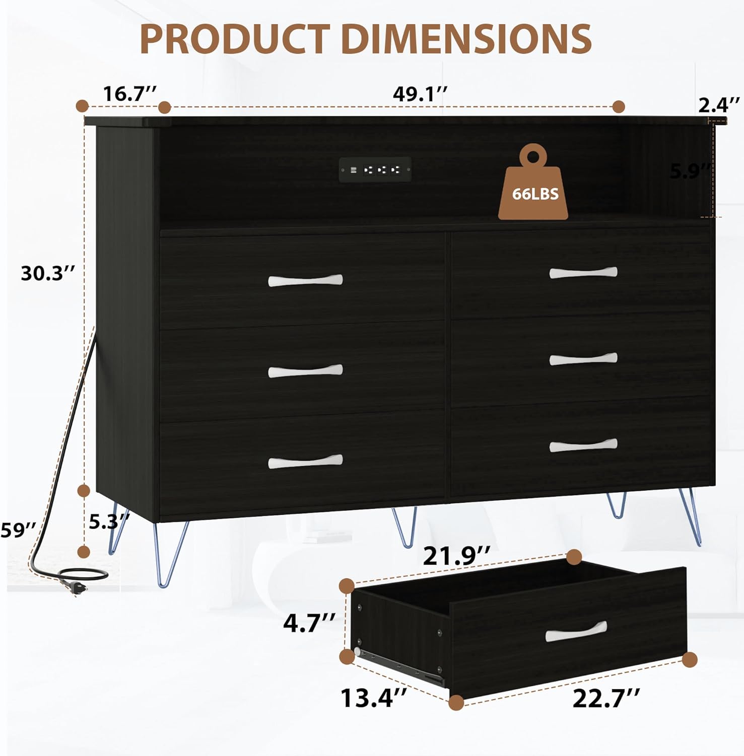 Qeetex LHF-DG-PCMK98U42 dressers - View #2