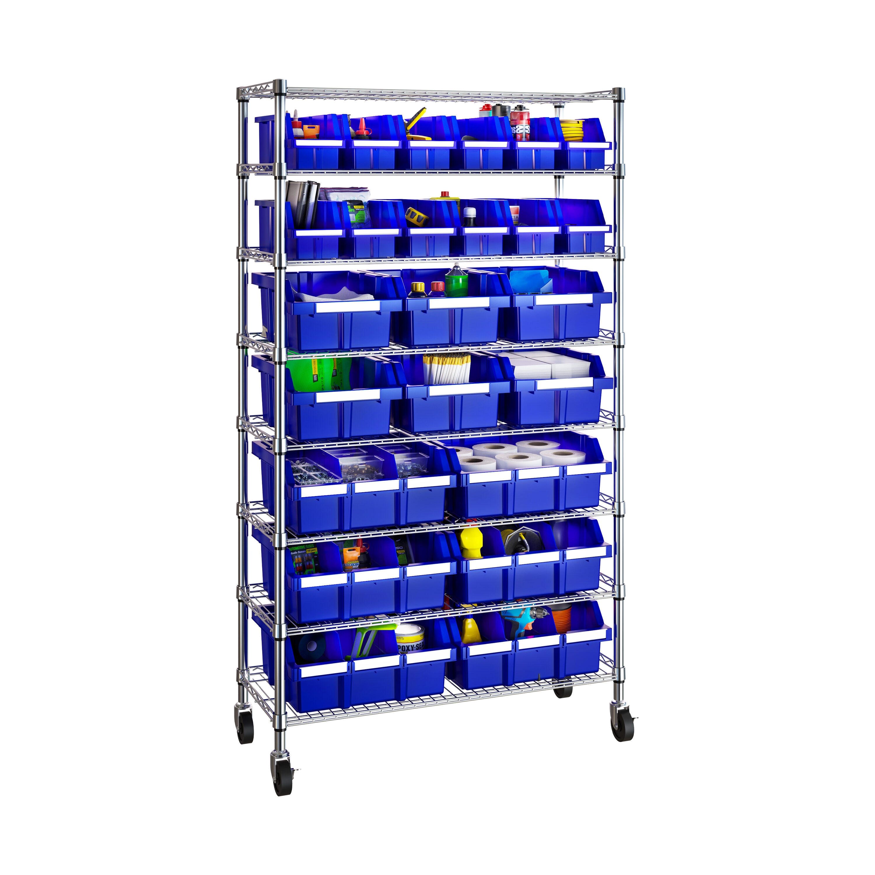 Seville Classics SHE16528B Free-Standing-Shelving - View #2