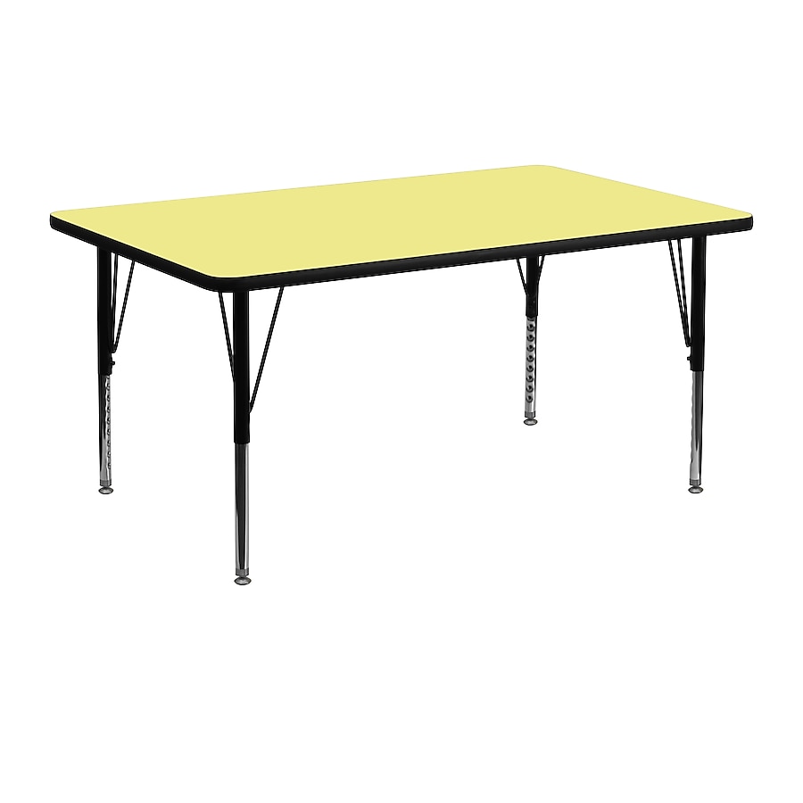 Flash Furniture Yellow Rectangular Kid's Play Table Flash Furniture Yellow Rectangular Kid's Play Table