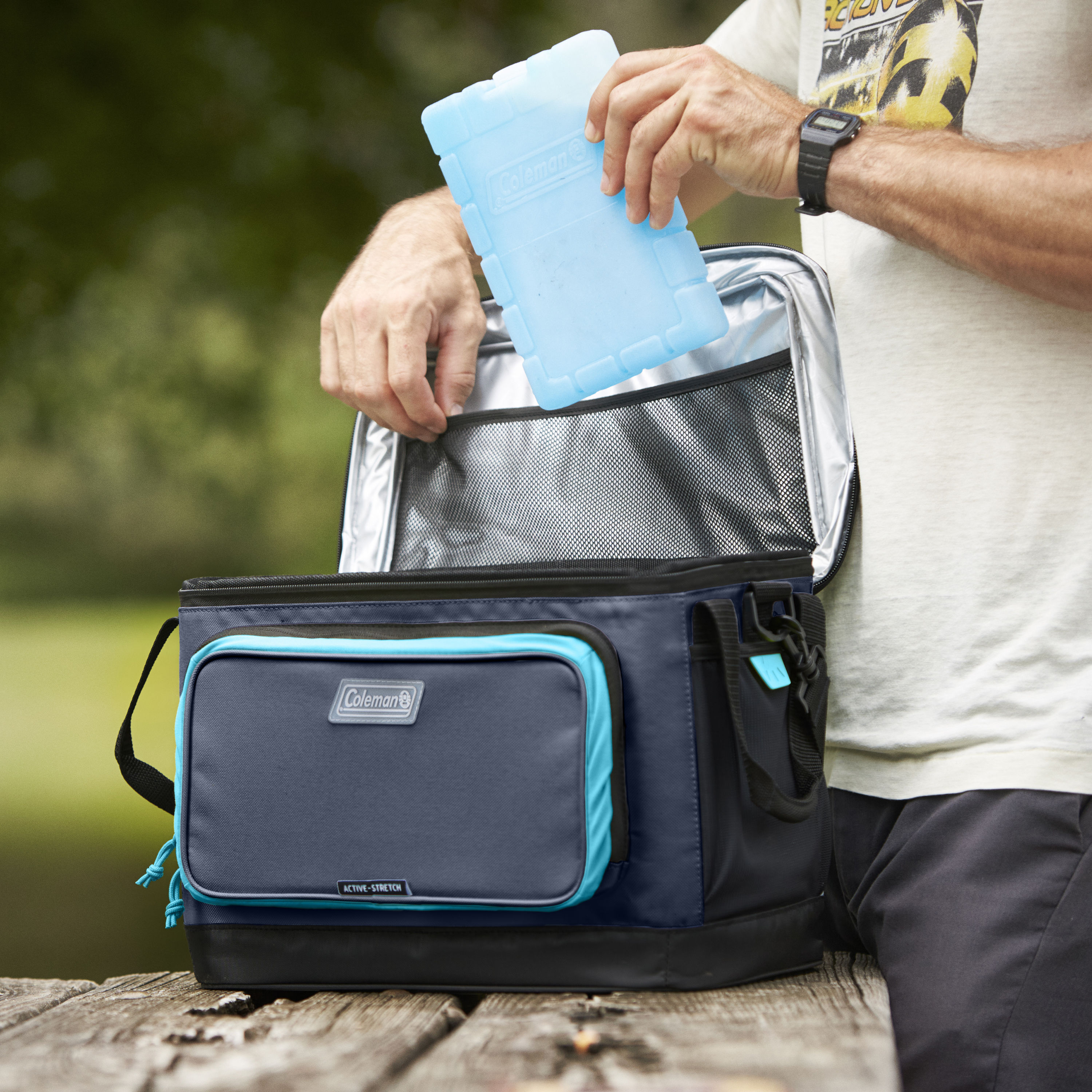 Coleman Xpand Blue Nights Insulated Bag Cooler at Lowes.com