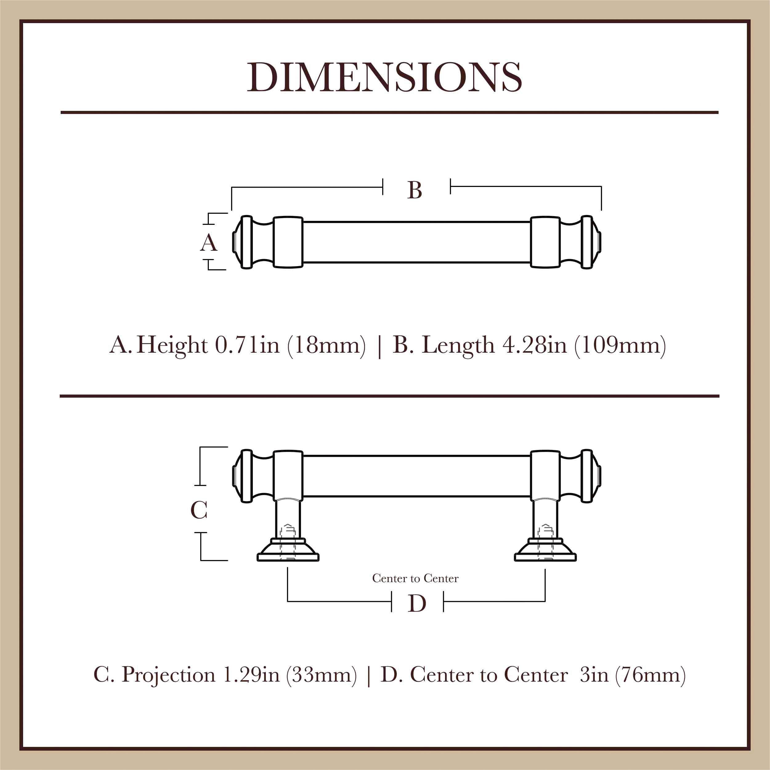 allen + roth P43461W-FB-K1 Cabinet-Pulls - View #6
