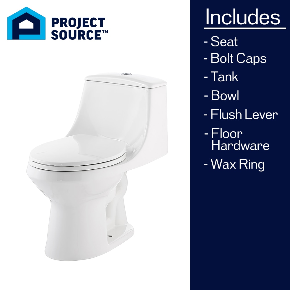 Project Source White 4.125-in Bathtub/Shower Arm Mount (0.875-in-ID) | 10204