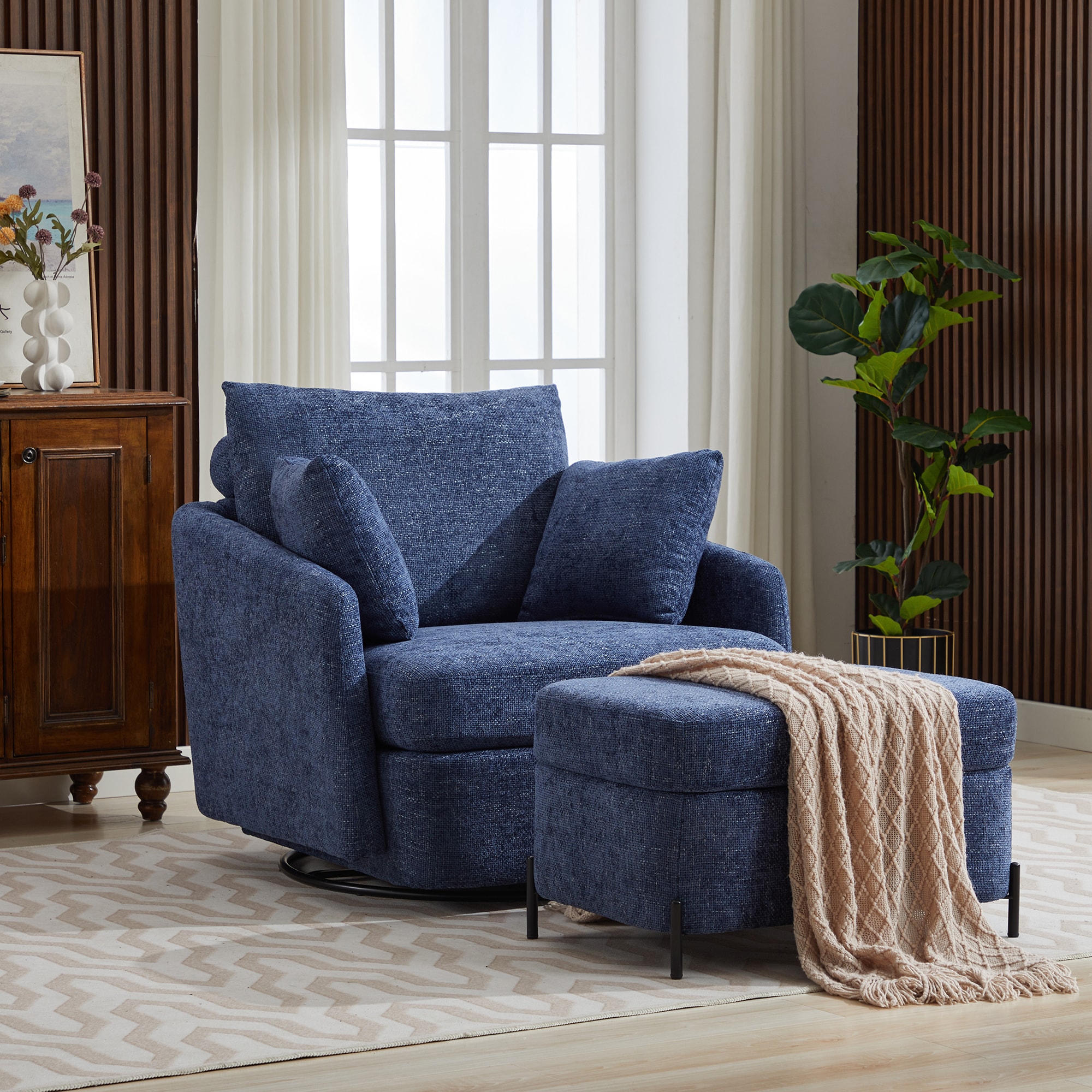 Aortzio HM-A1082-NAVY chairs - View #4