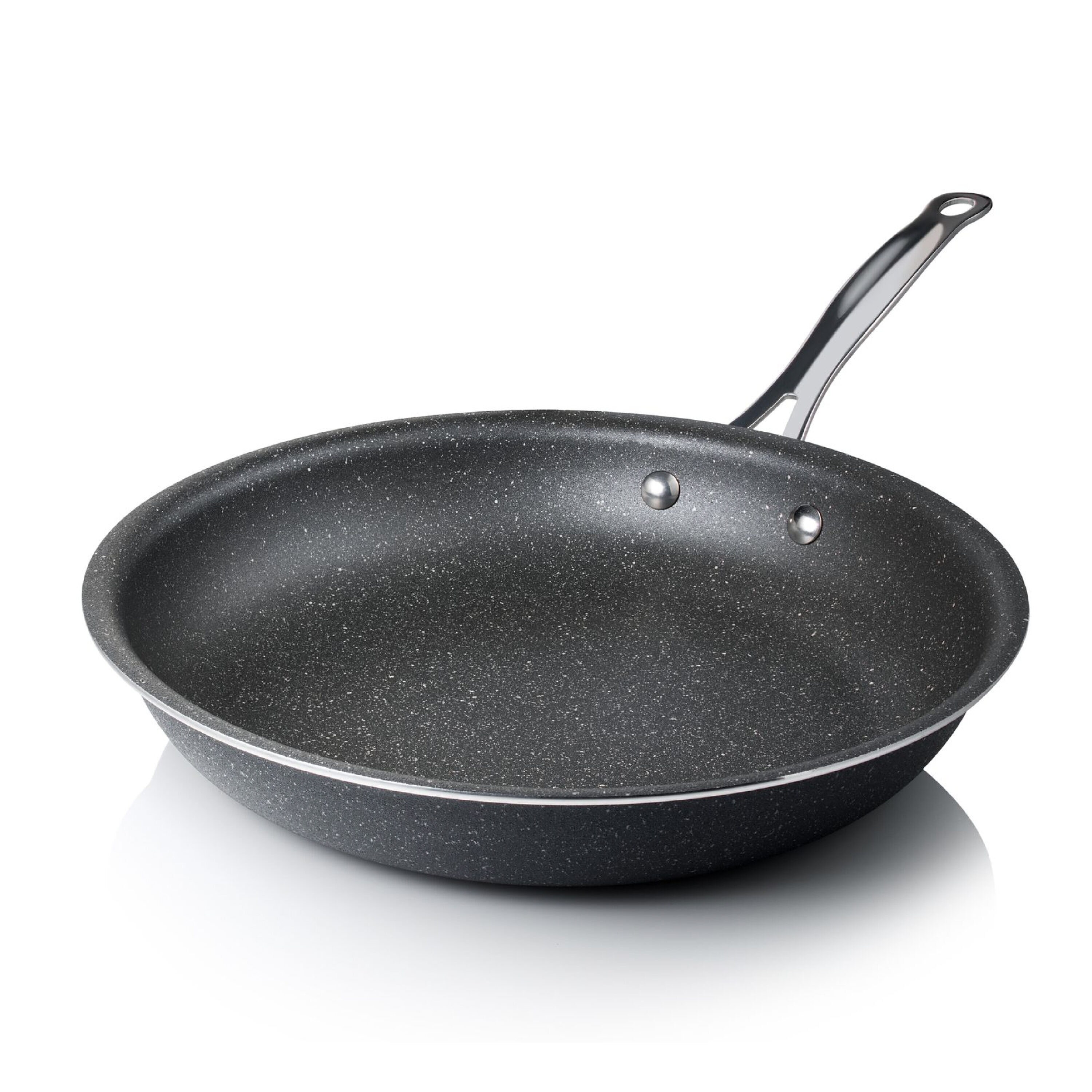 Grey Speckled Non-Stick Fry Pan, 11, Sold by at Home
