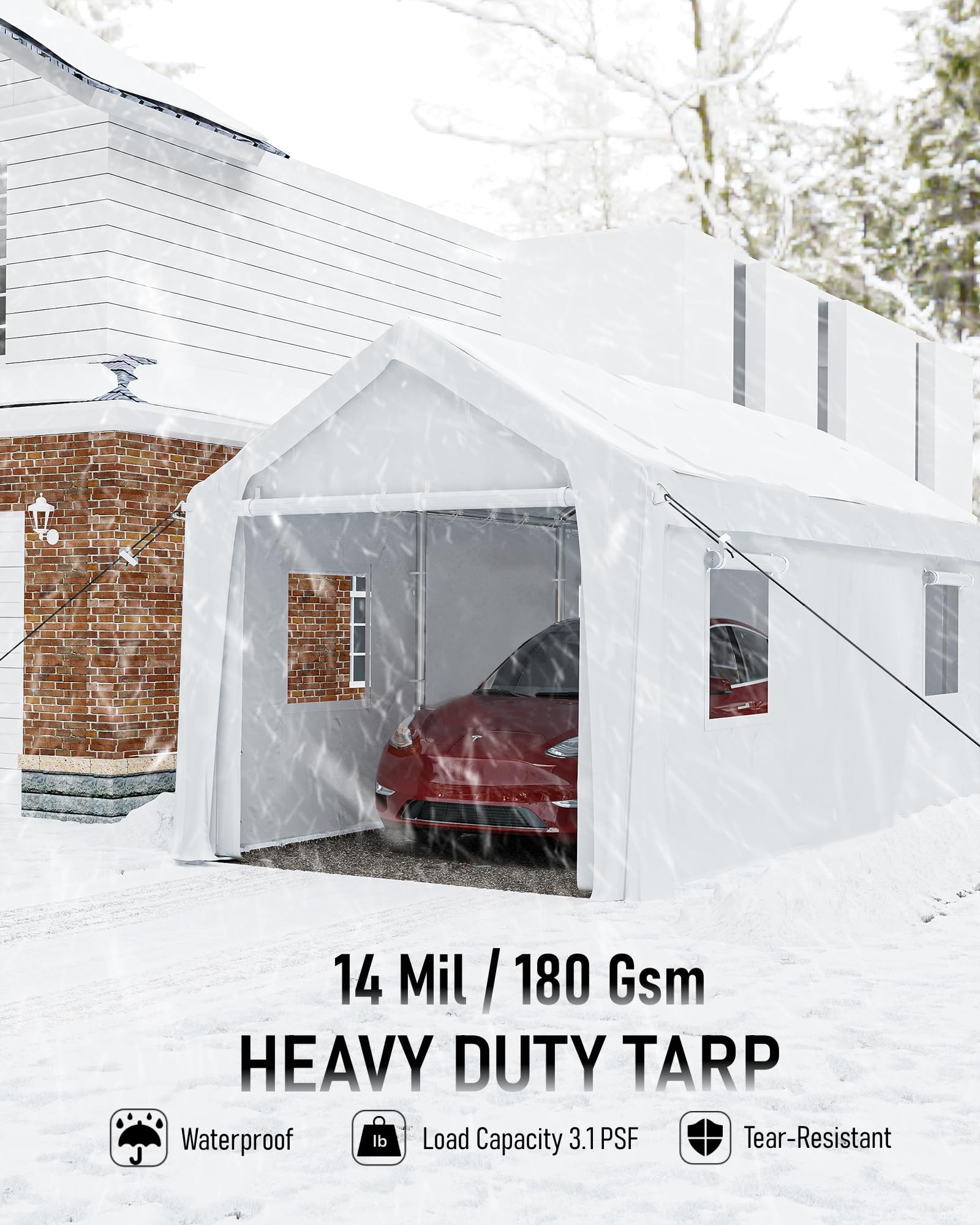 IdealHouse WEHHZ-H5574TXWNVV2 Carport-Covers - View #7