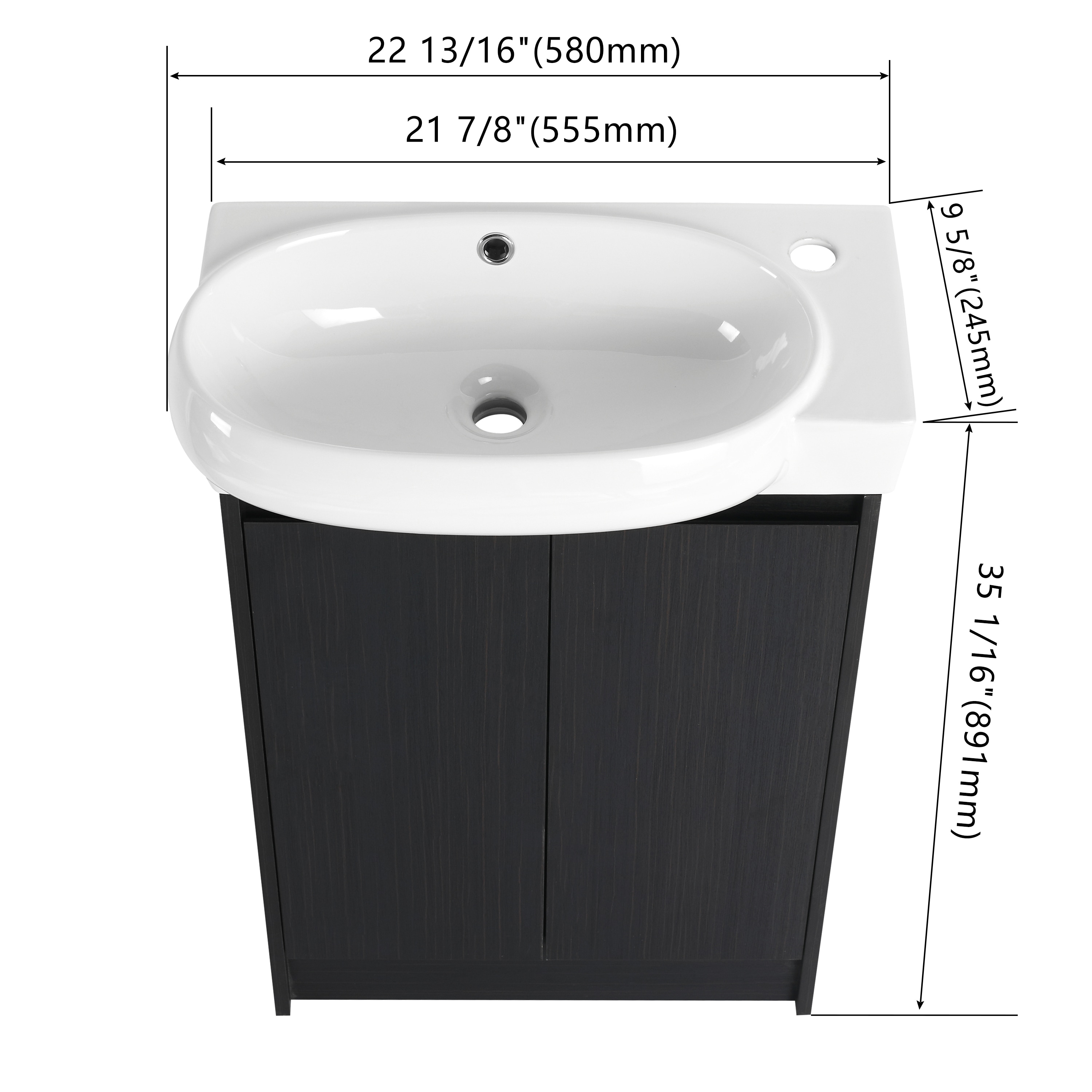 WELLFOR GLEM-69684 Bath-Vanity-Combo - View #5