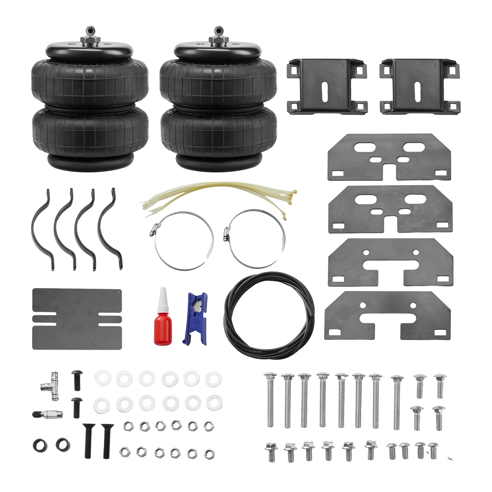 SVOPES SVOPESAQQNXJT07783V0 Air Bag Suspension Kit. Compatible with 1999-2004/2008-2010 Ford F250/f350 2wd 4wd. 5000-lb 5-100 Psi For Smooth Ride