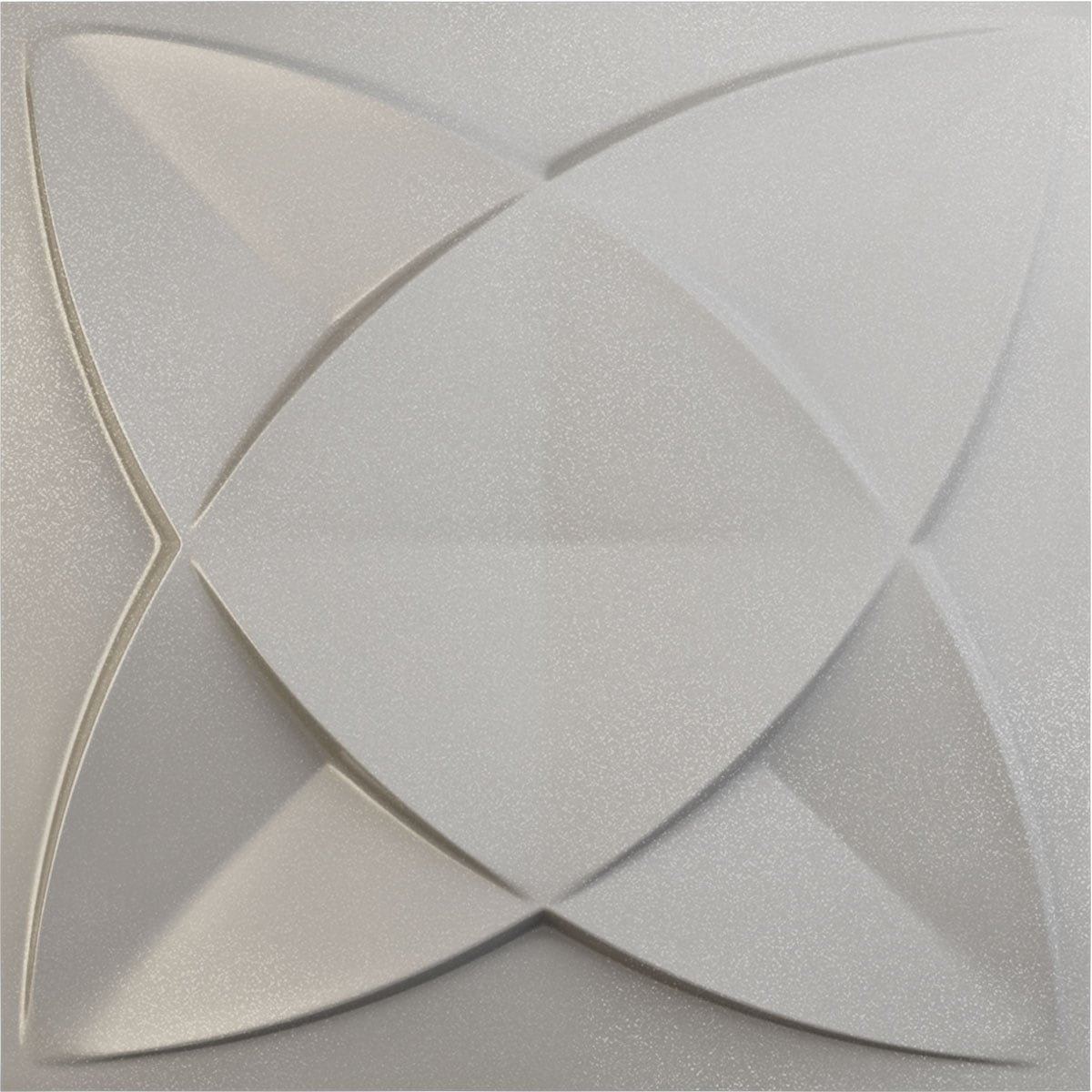 Ekena Millwork WP20X20SWASV-CASE-12 19-5/8-in x 19-5/8-in Embossed Paintable/Stainable Silver PVC Wall Panel ( 12 -Pack, Covers