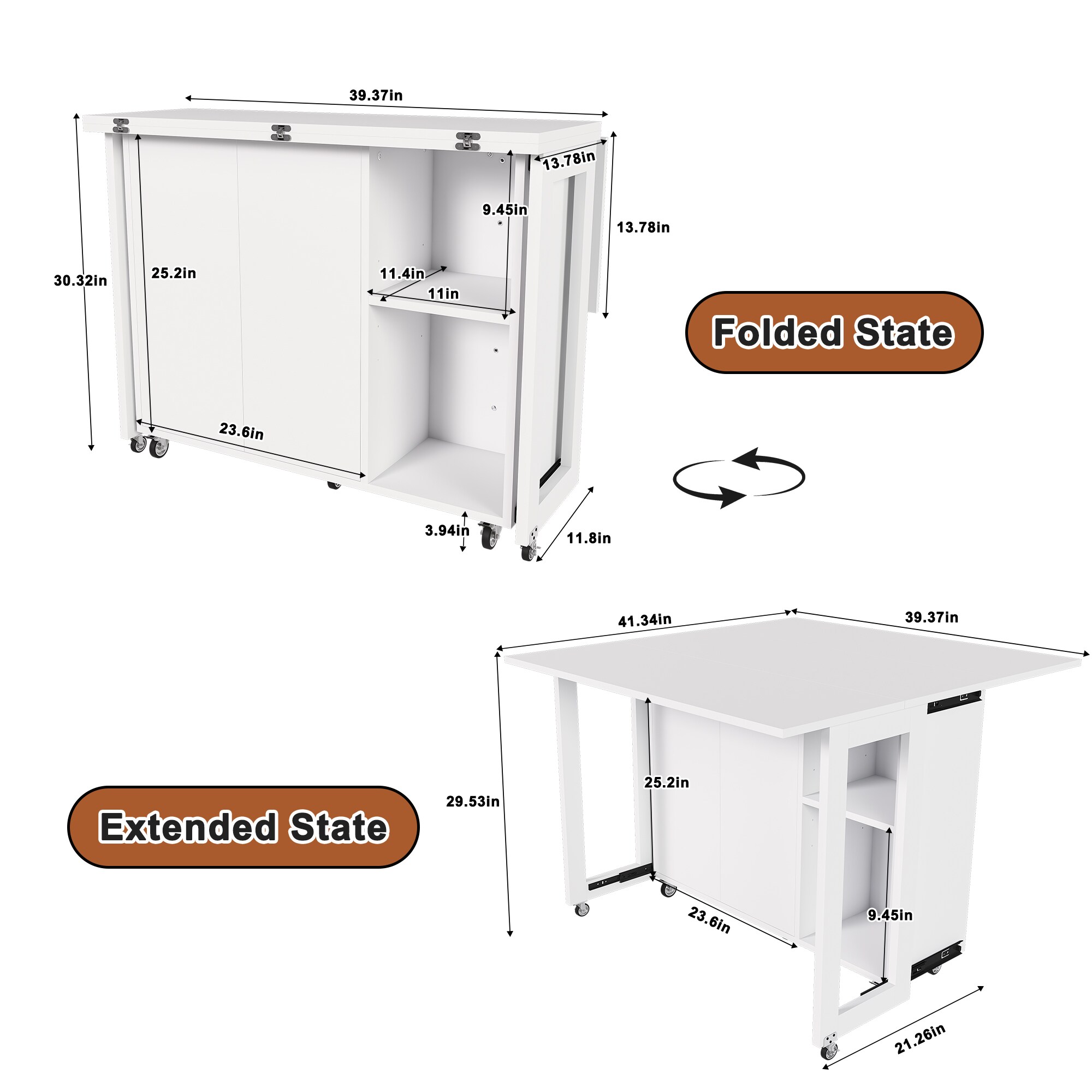 Fresh Spaces LS-W509P520517 Dining-Tables - View #3