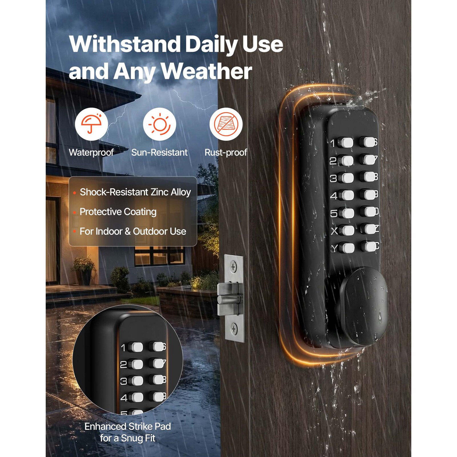 Mecale YAS-ZTG5VH Electronic-Door-Locks - View #7