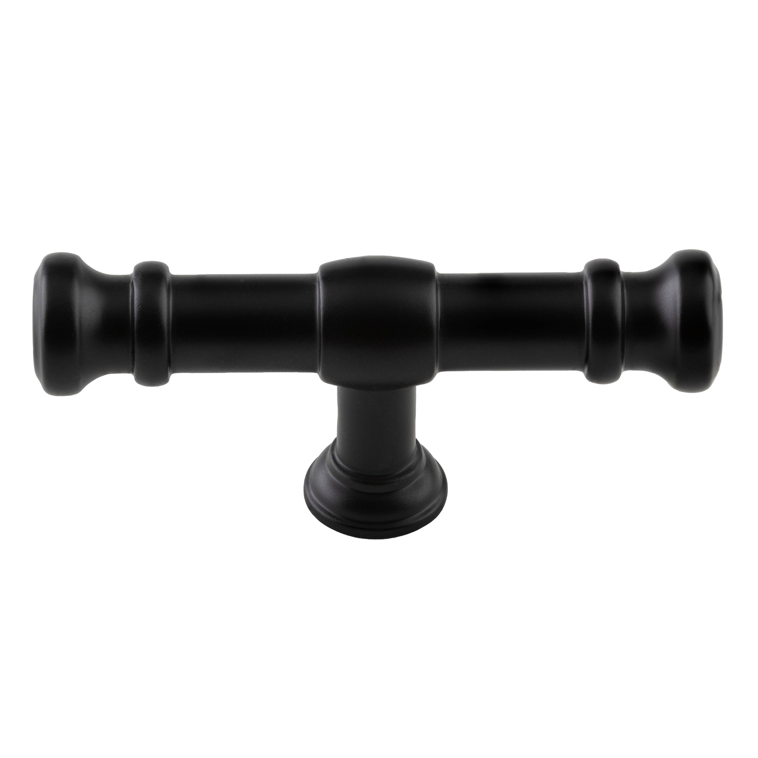 Harper Hayes Kasen 3-in Matte Black Bar Casual Cabinet Knob
