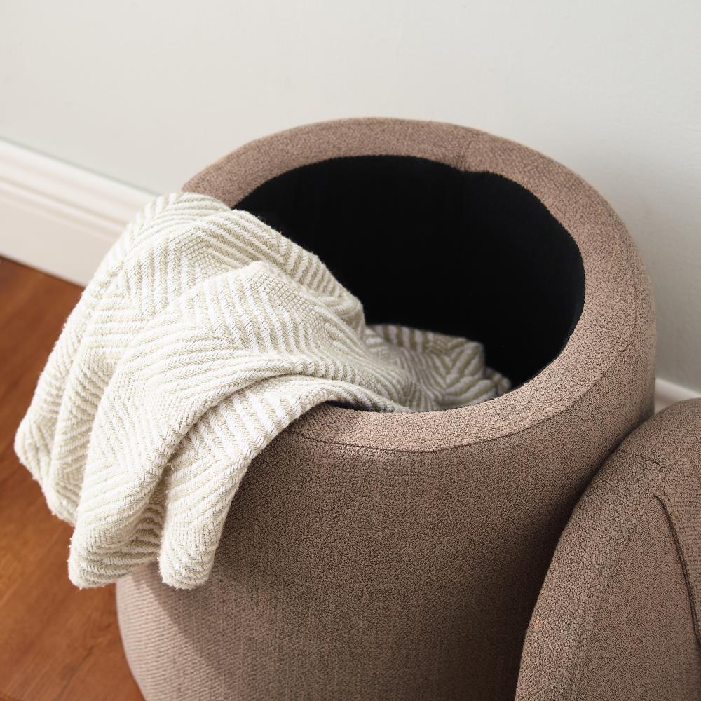 Linon ST008GRY01U Indoor-Ottomans - View #5