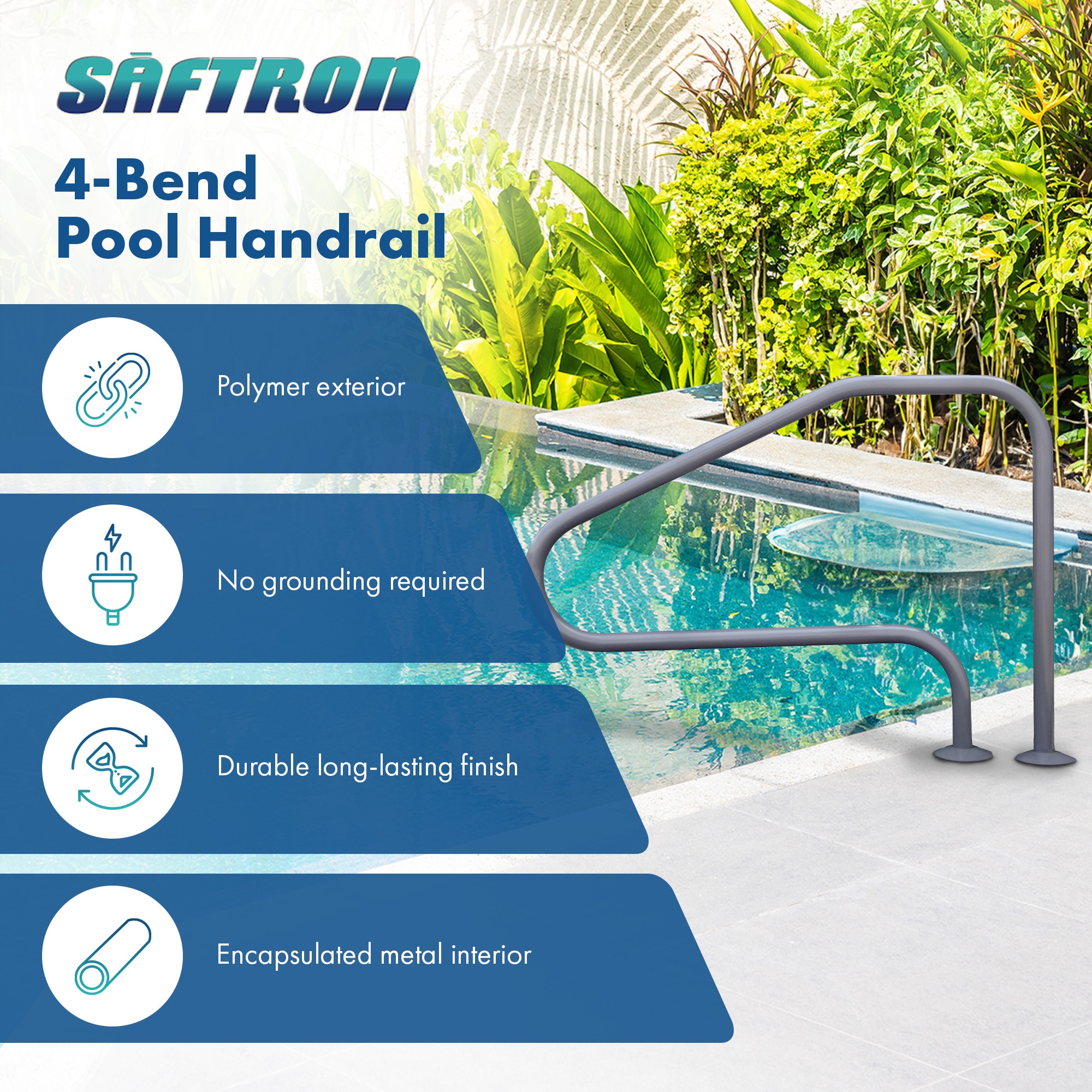 Saftron 97649 Above-Ground-Pool-Lad-Steps - View #2