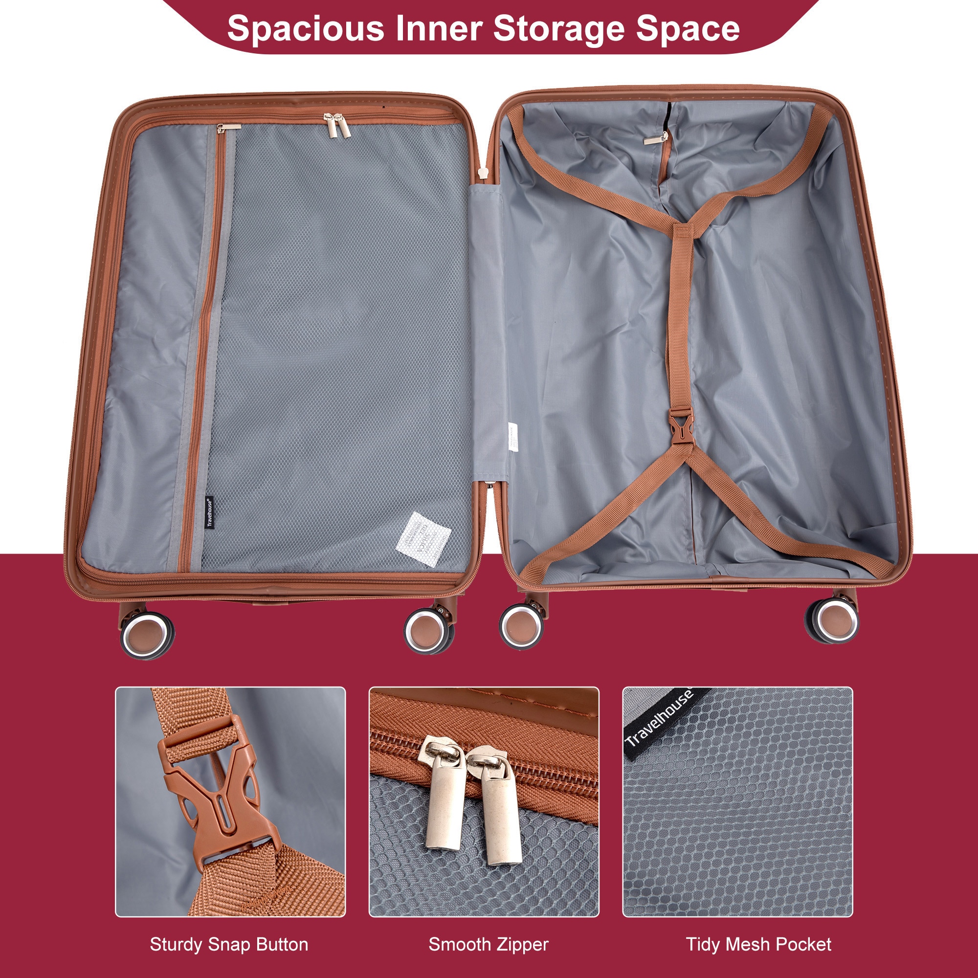 SINOFURN SYD9400001RD Luggage-And-Luggage-Sets - View #5