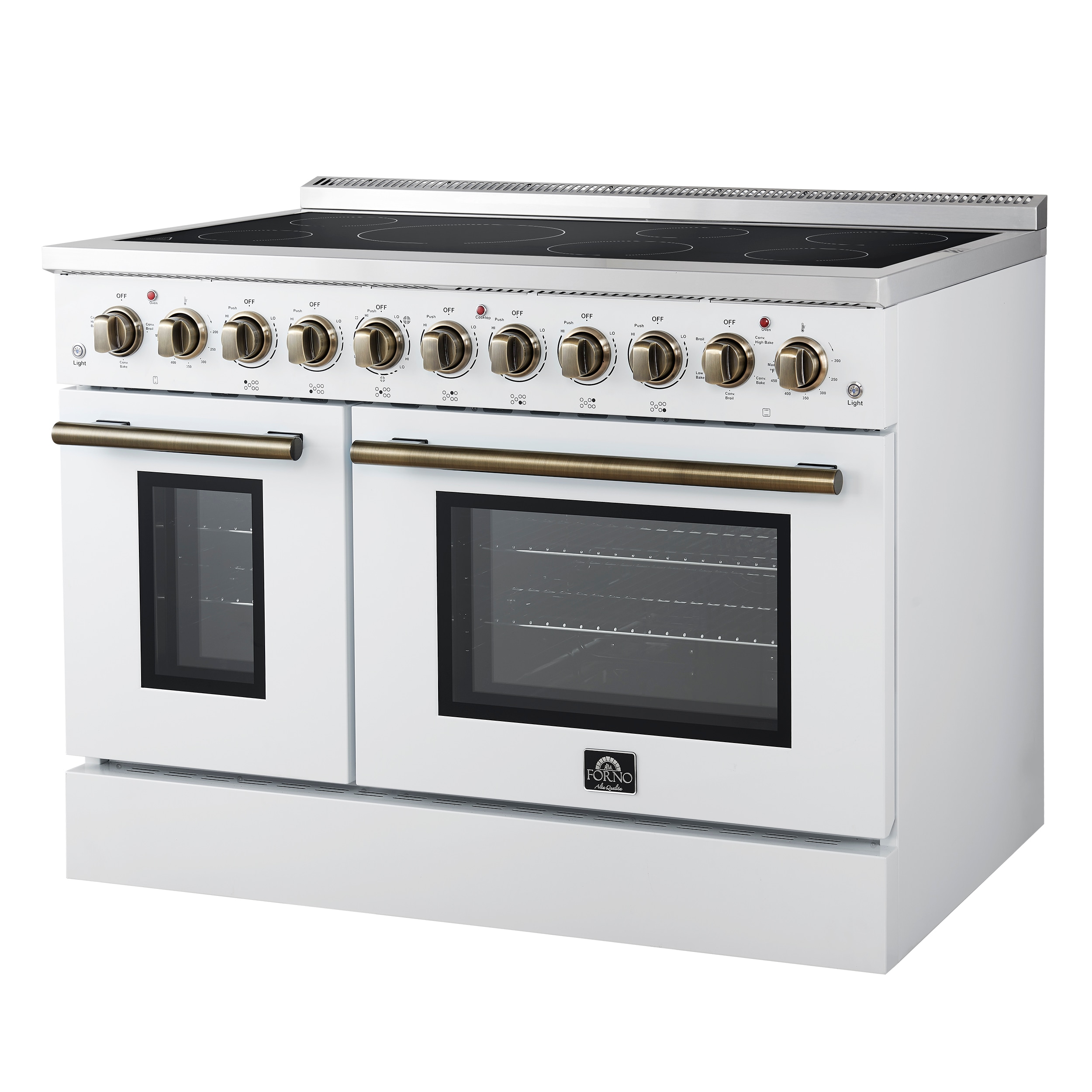 FORNO FFSEL6011-48WHT Double-Oven-Elec-Ranges - View #3