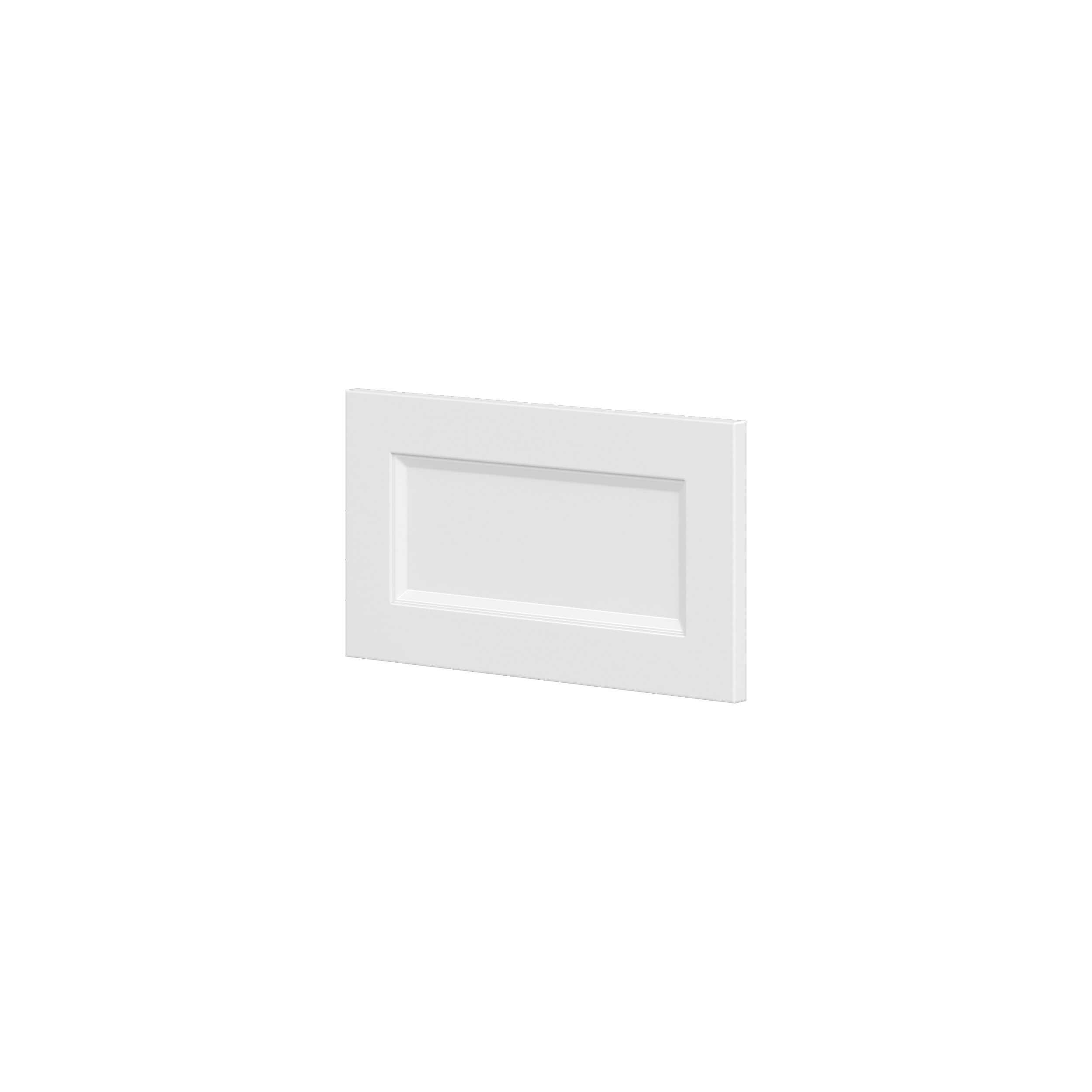 Hugo&Borg DSDF1810-RI Riviera 18-in W x 10-in H Bright White Shaker Base cabinet drawer fronts (Fits 18-in base box )