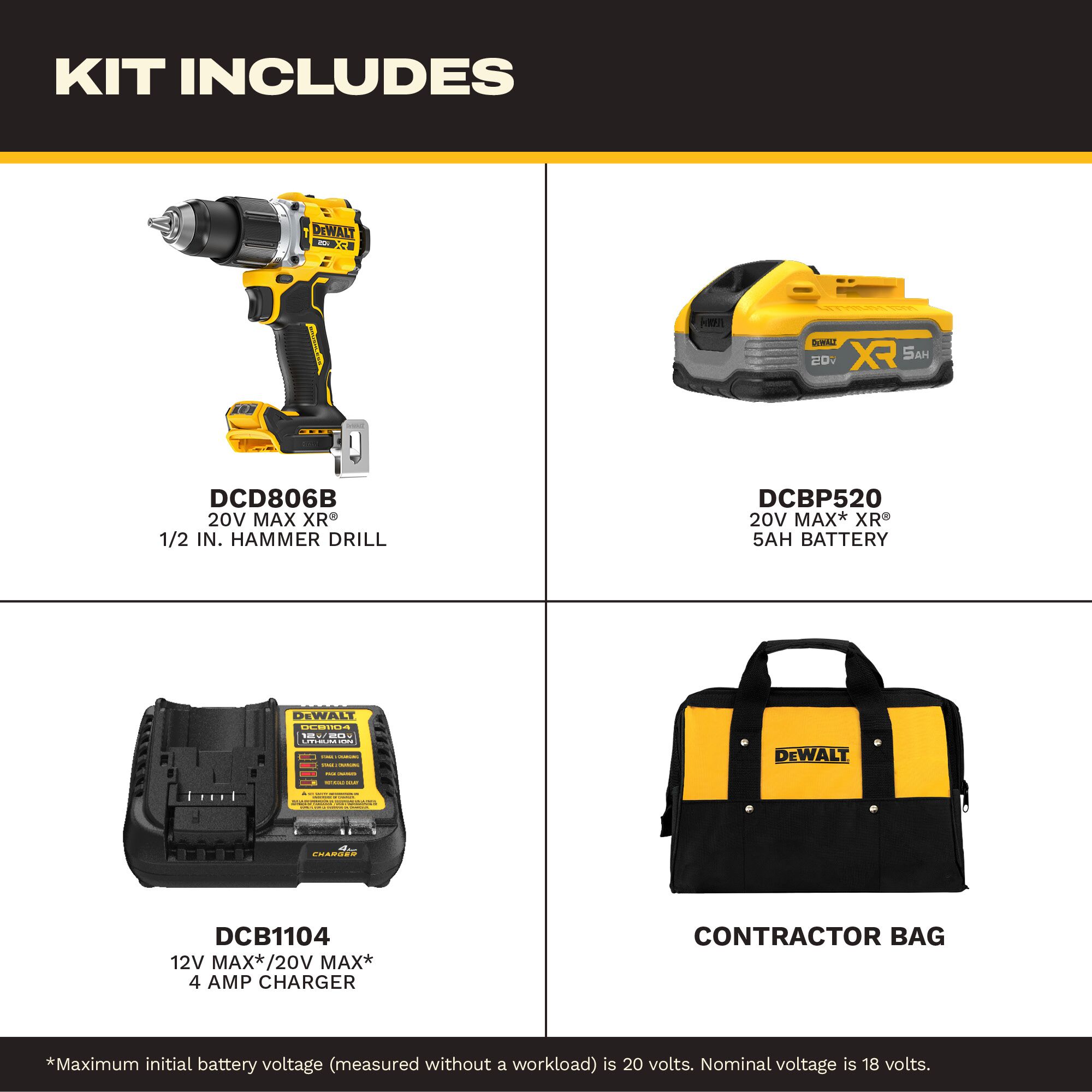 DEWALT DCD806H1 Cordless-Hammer-Drills - View #2