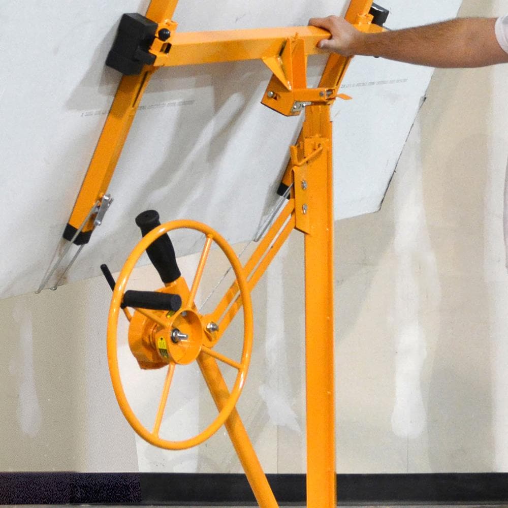Pro-Series Yellow Steel Drywall and Panel Hoist