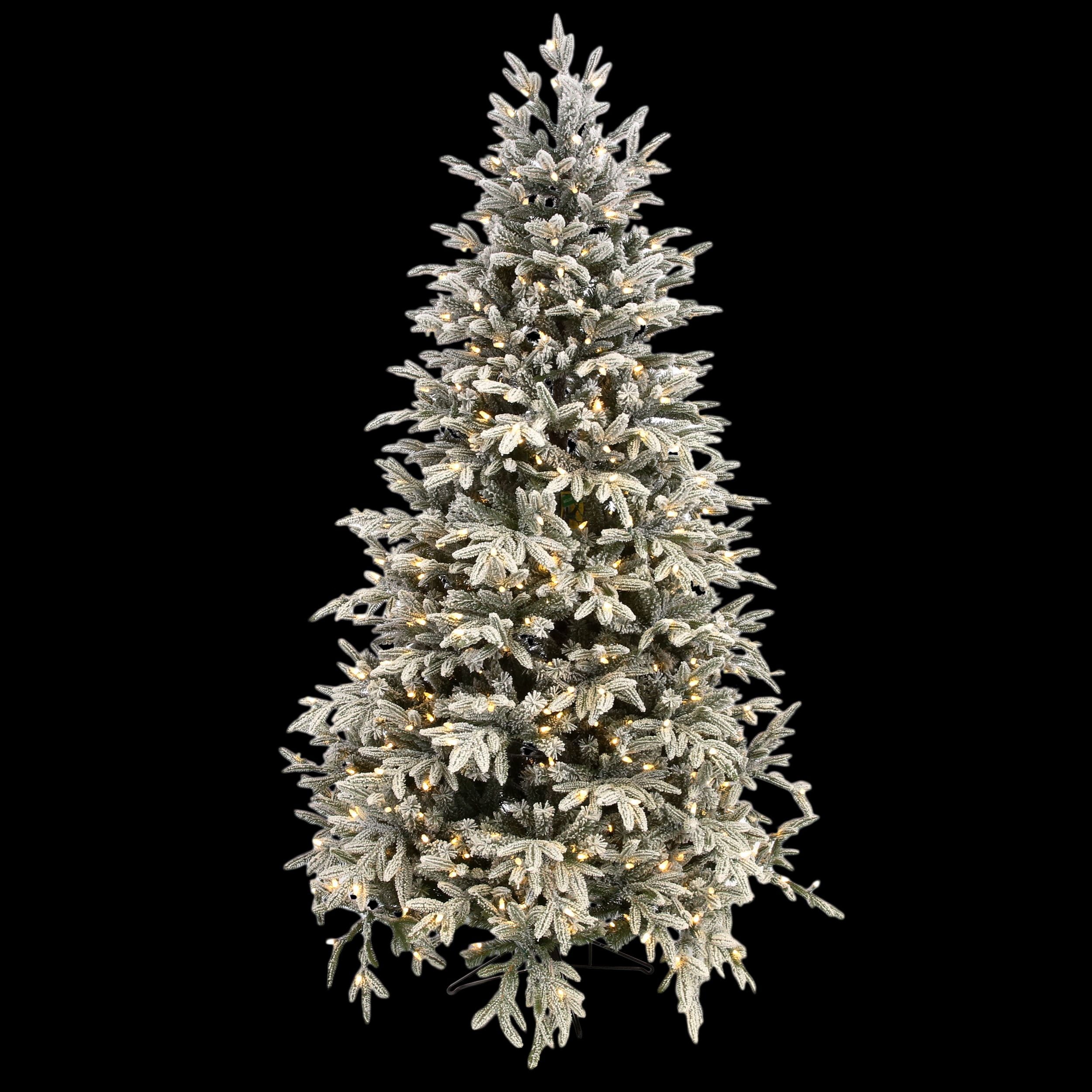 ge 7.5 ft flocked alaskan fir