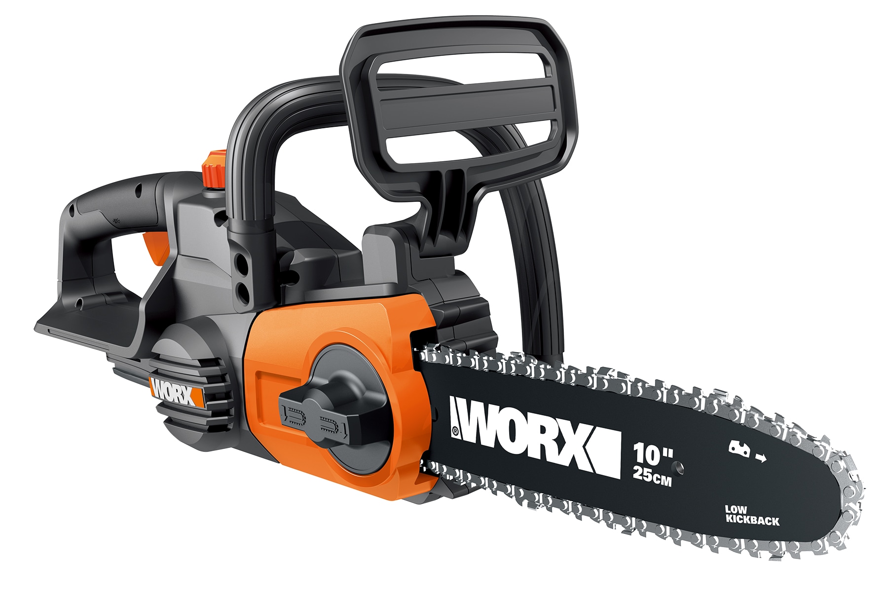 WORX POWER SHARE 40V 12in Cordless Chainsaw w/ Auto Tension 
