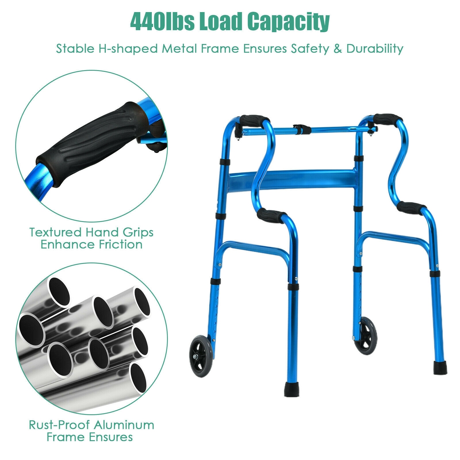 Slickblue D-CO-LB2060PS Walkers-Wheelchairs-Rollators - View #7