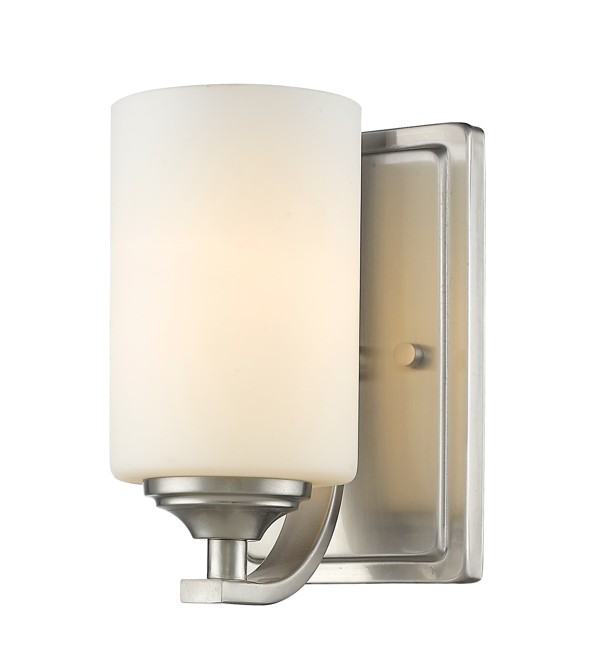 Z-Lite 435-1S-BN Bordeaux 4.75-in 1 -Light Brushed Nickel Transitional Vanity light