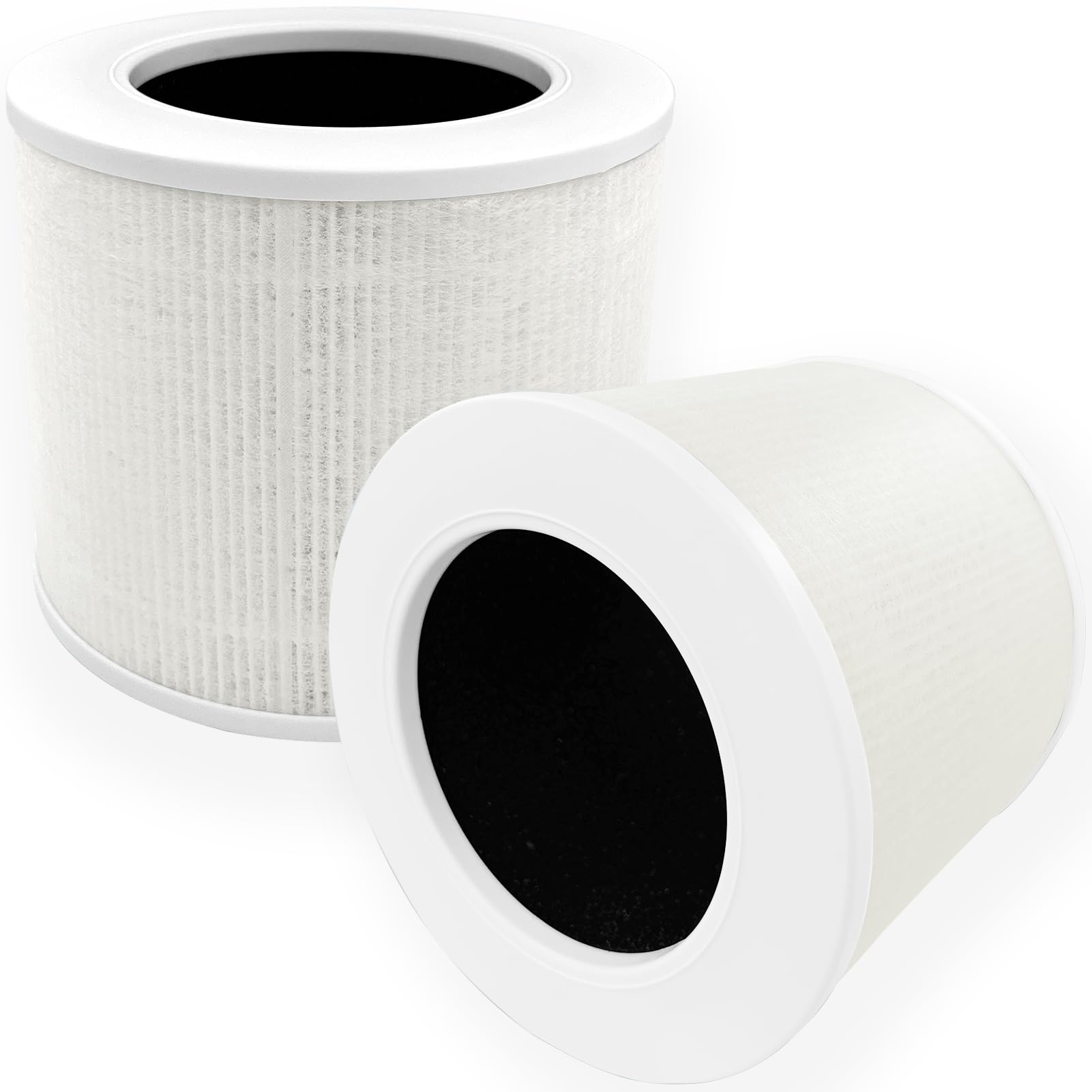 AKSCYZM  Mini P Replacement Filter Compatible with Core Mini Air Purifier High Efficiency 3 in 1 HEPA and Activated Carbon 2 Pack