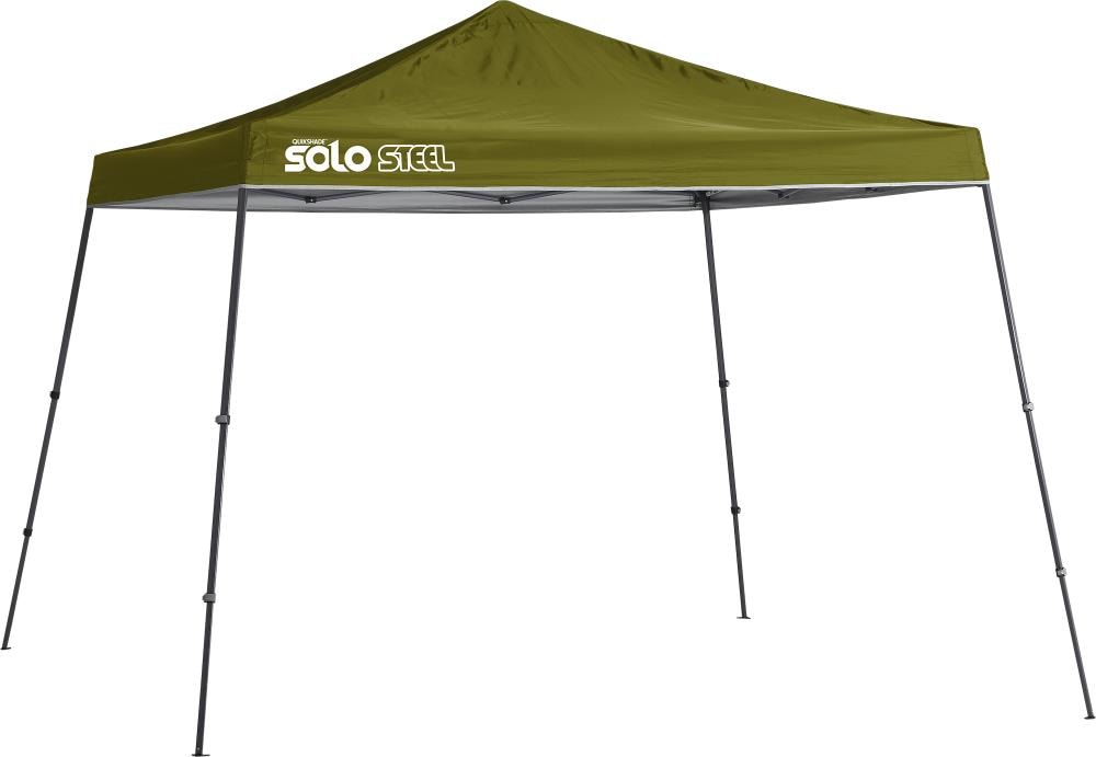 Quik Shade 167548DS 11.67-ft x 11.67-ft Square Olive Pop-up canopy