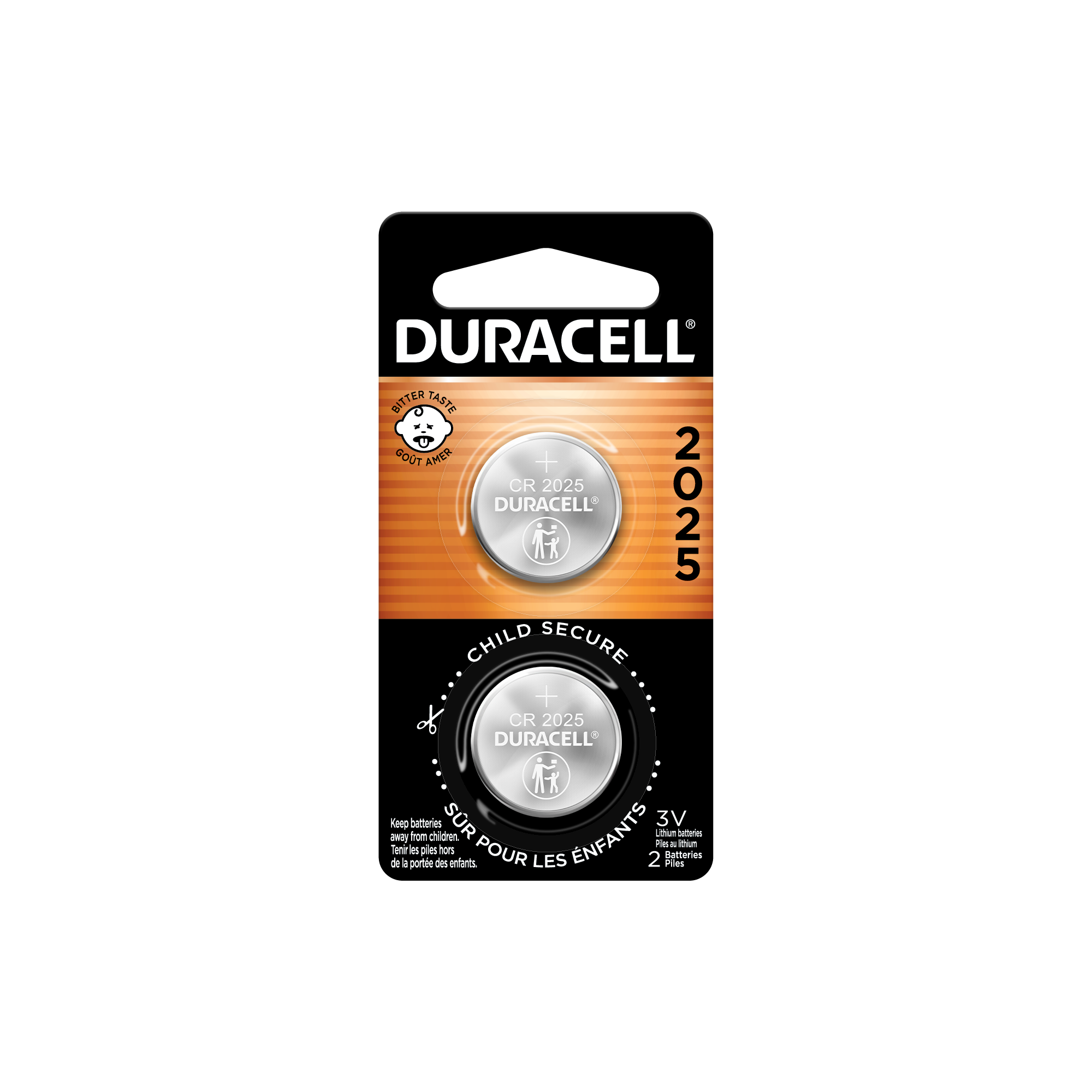 Buy Duracell 2025 Lithium Coin Batteries 3V (CR2025) - Pack of 2, Batteries