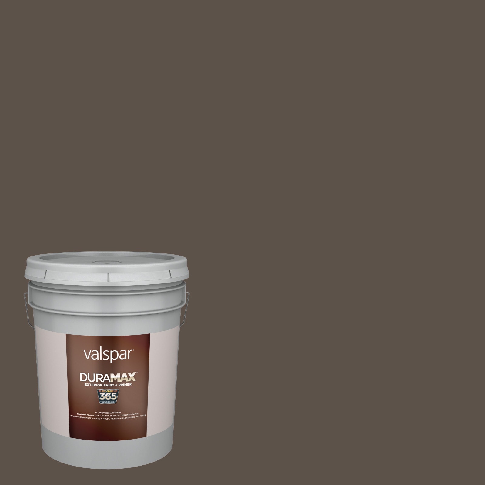 Valspar 3010-10-91812 Duramax Satin Swiss Chocolate 3010-10 Latex Exterior Paint + Primer ( 5-gallon )
