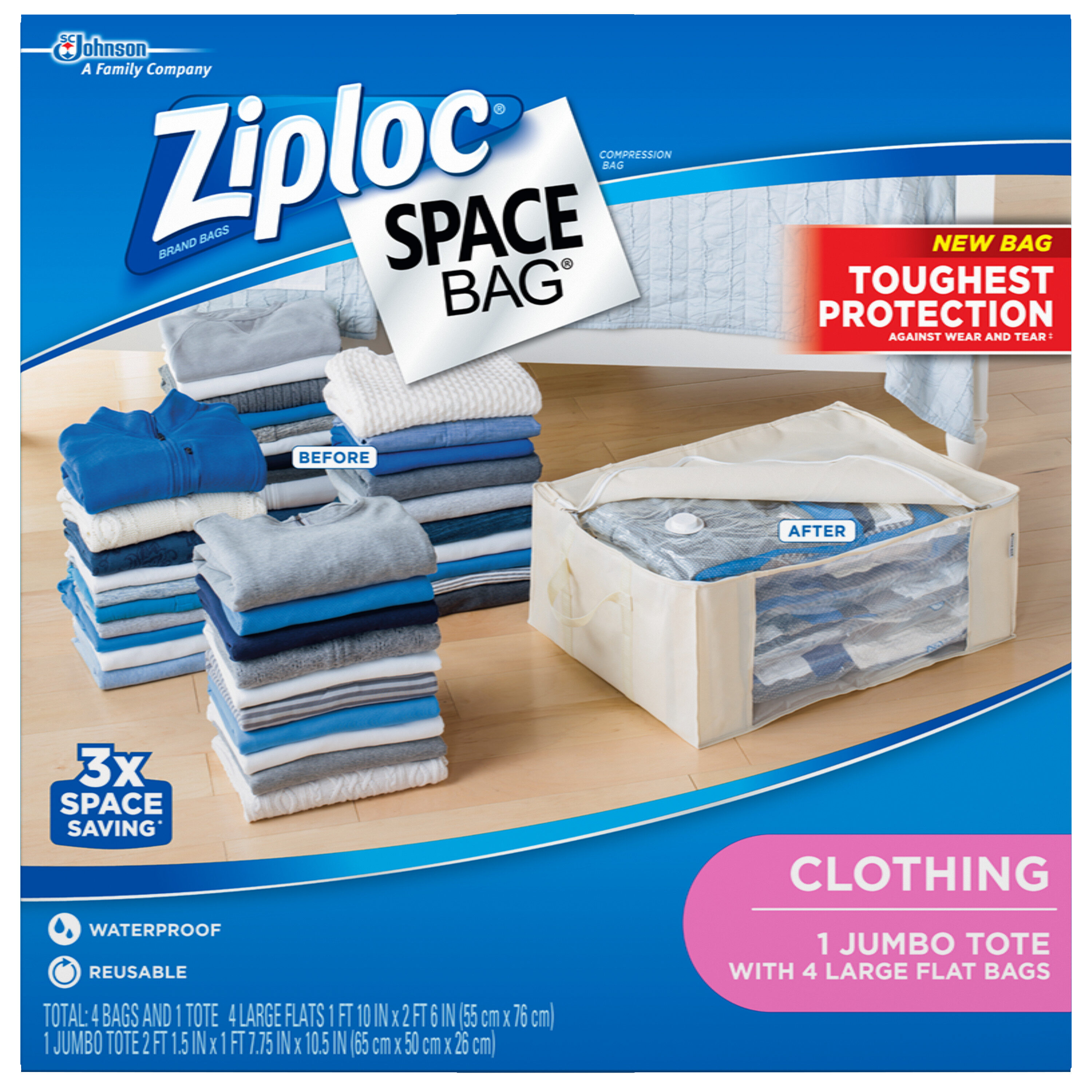 Ziploc Plastic Storage Bags at