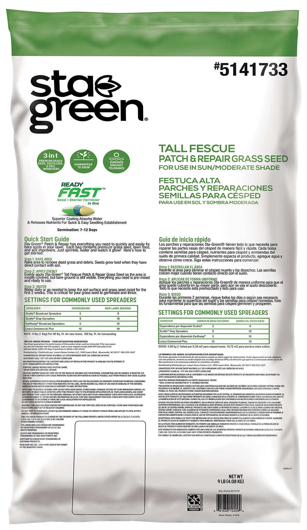 Sta-Green 12429-5 Grass-Seed - View #5