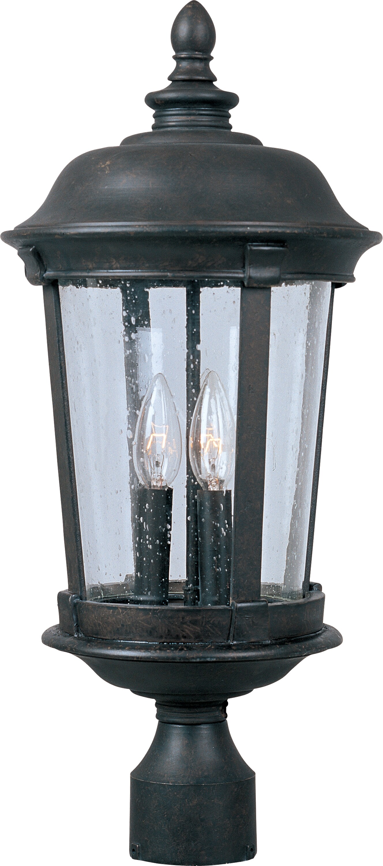 Maxim Lighting 40091CDBZ Dover VX 21-in Bronze Traditional Outdoor Post Light