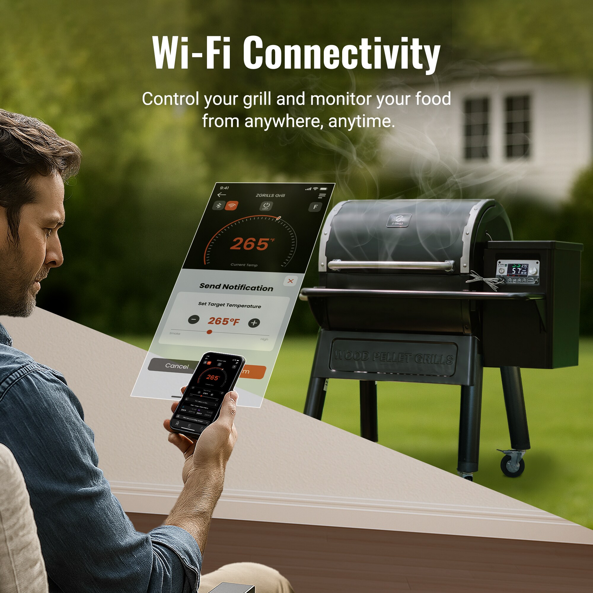 Z GRILLS ZPG-7052BWIFI Pellet-Grills - View #2